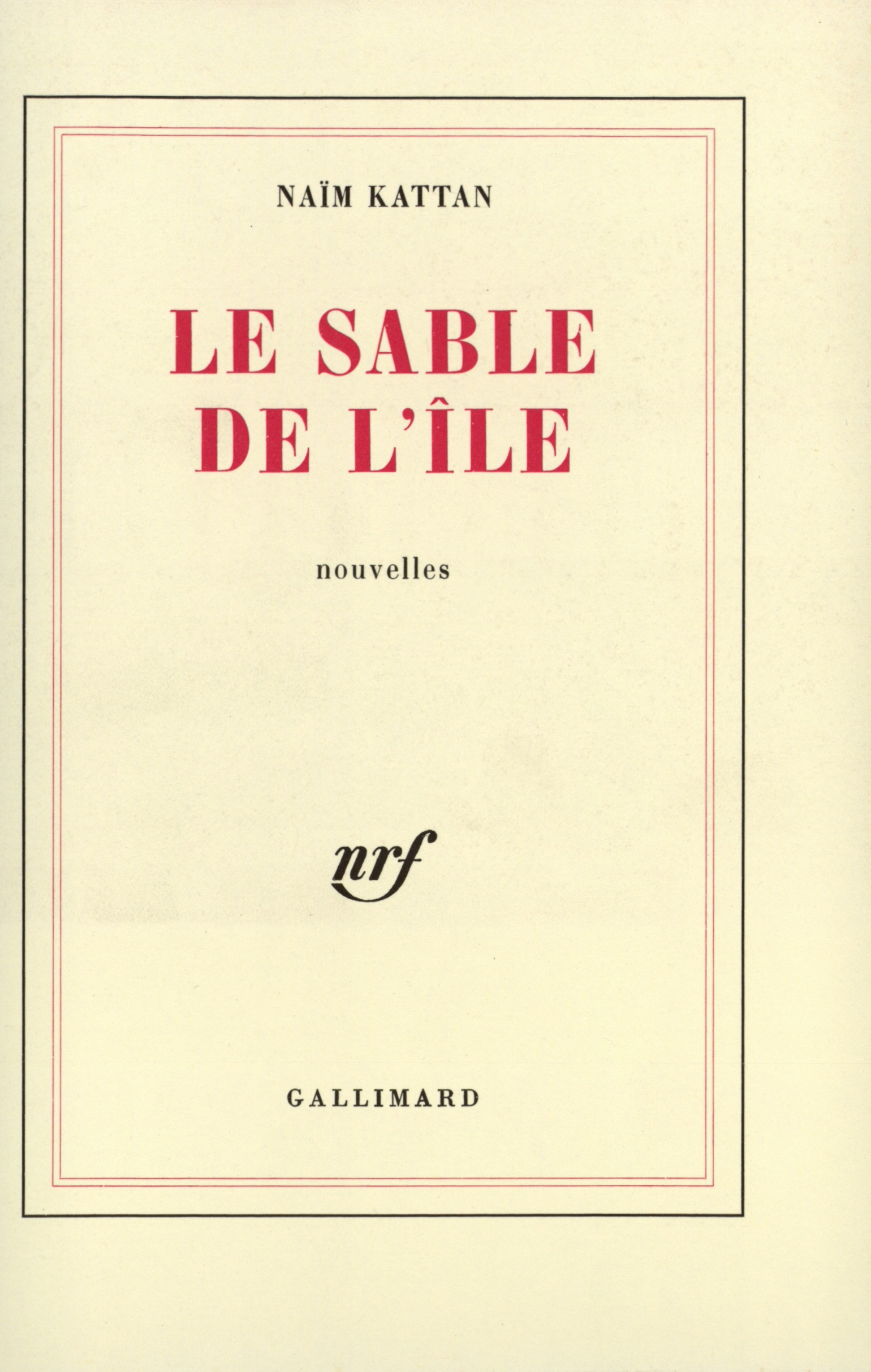 SABLE DE L'ILE