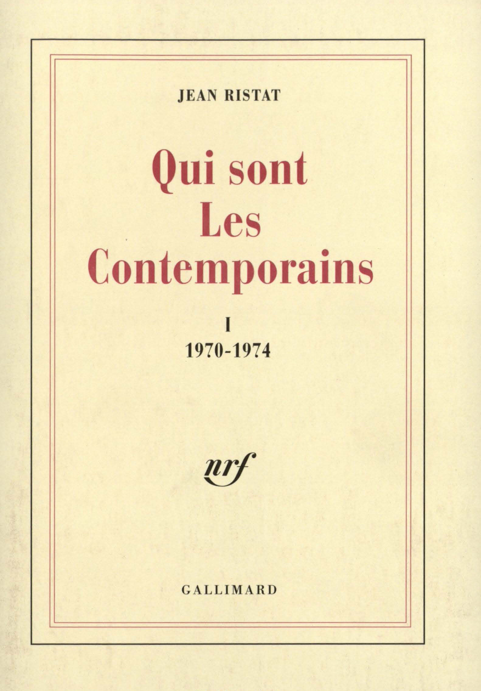 QUI SONT LES CONTEMPORAINS