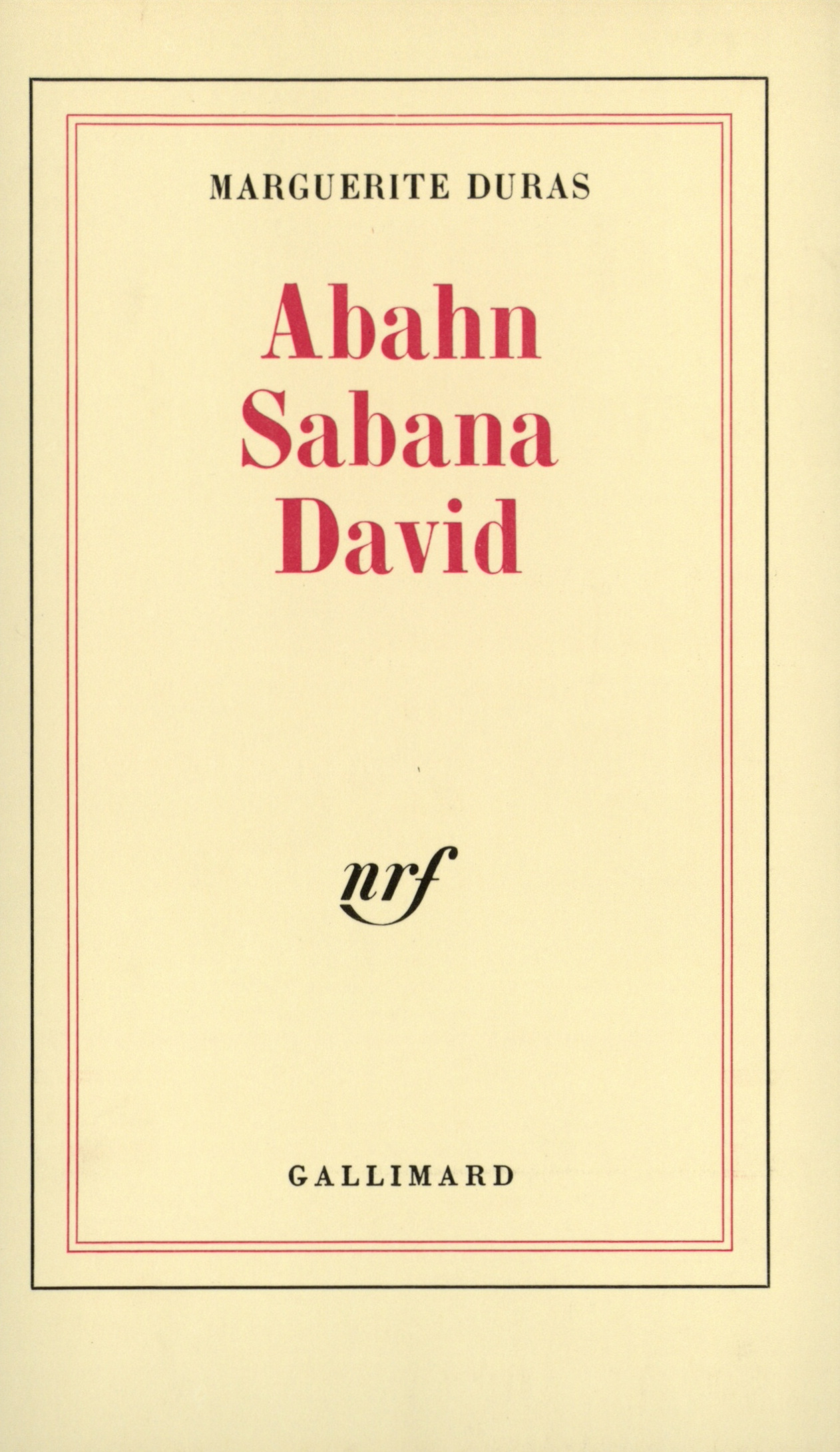 ABAHN SABANA DAVID