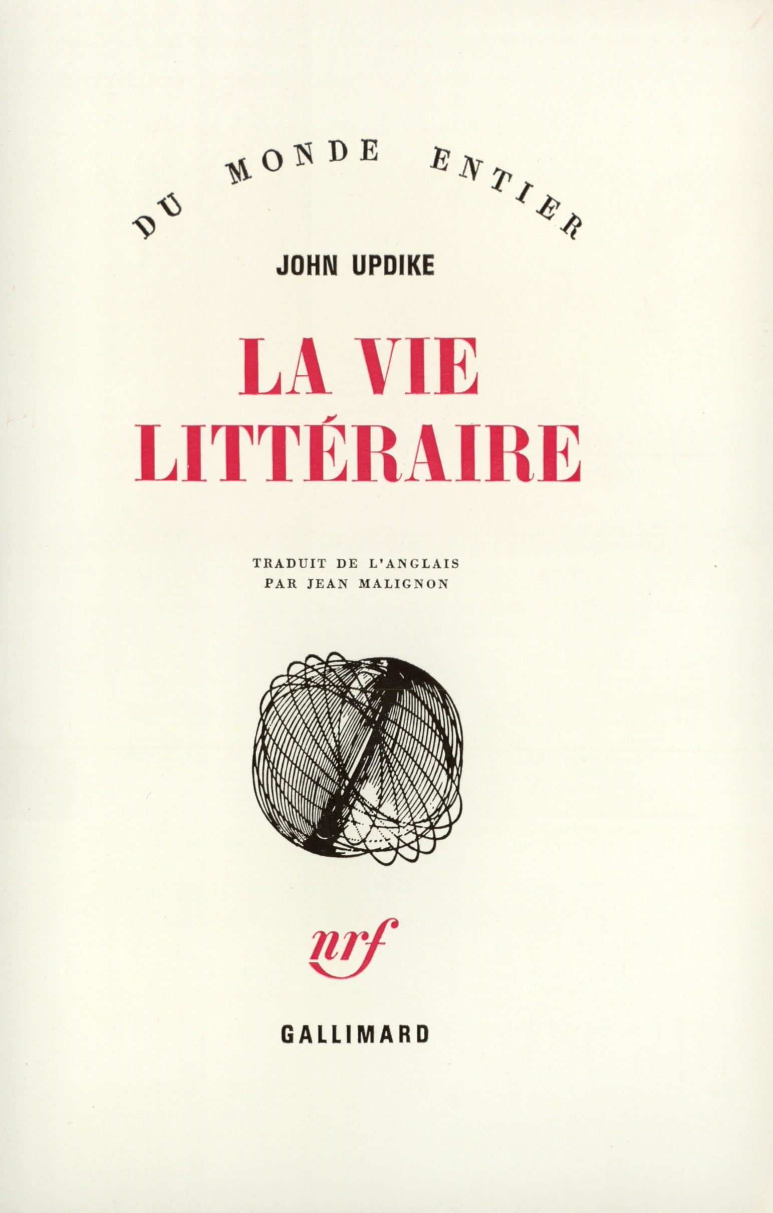 VIE LITTERAIRE