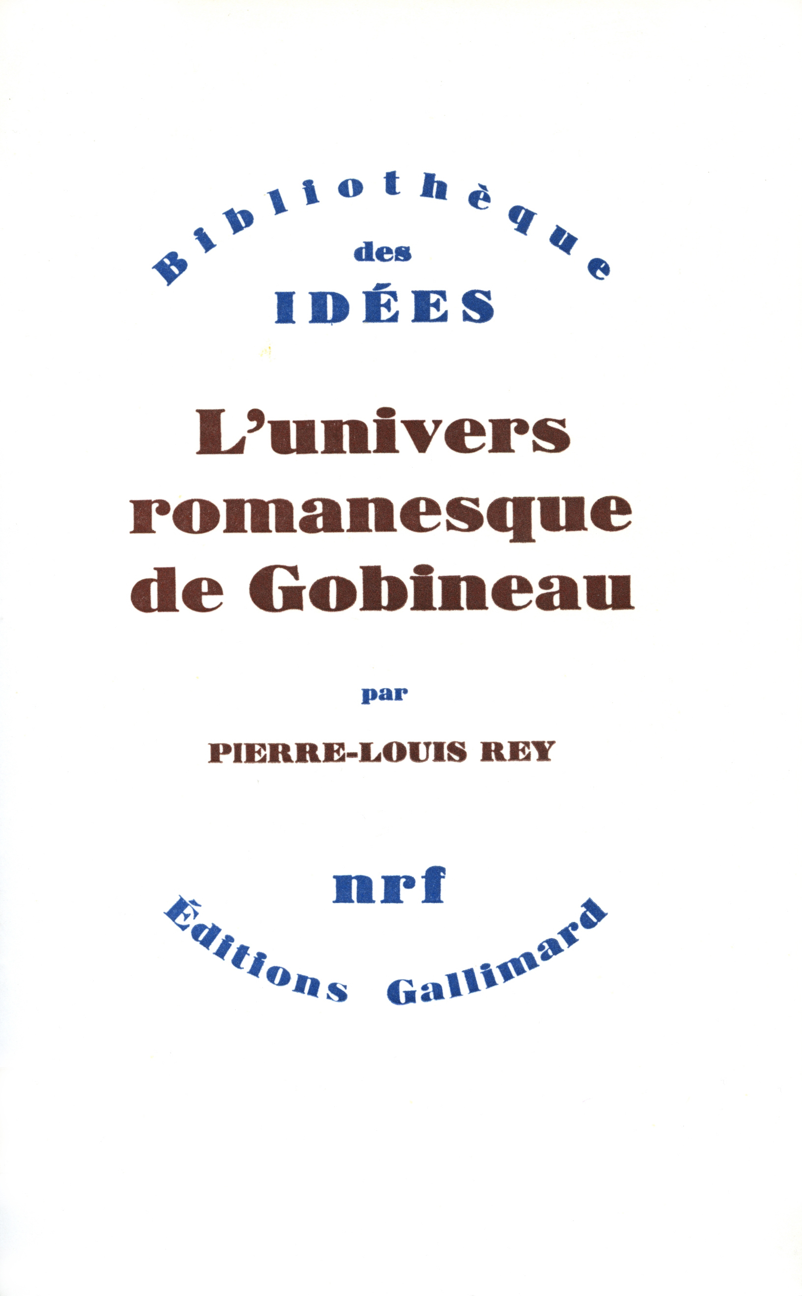 UNIVERS ROMANESQUE DE GOBINEAU