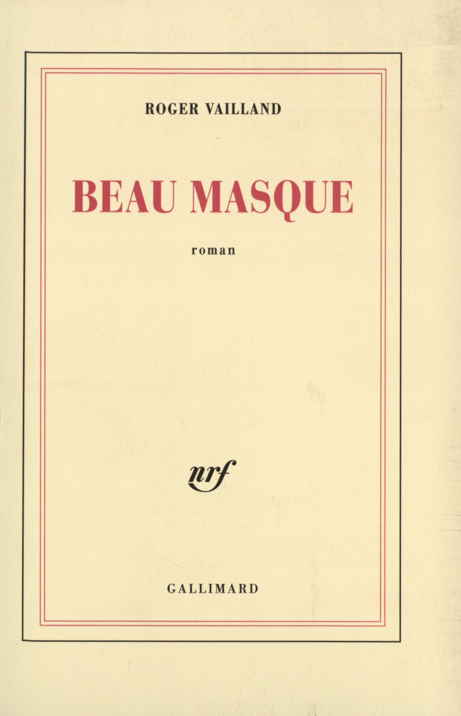 BEAU MASQUE