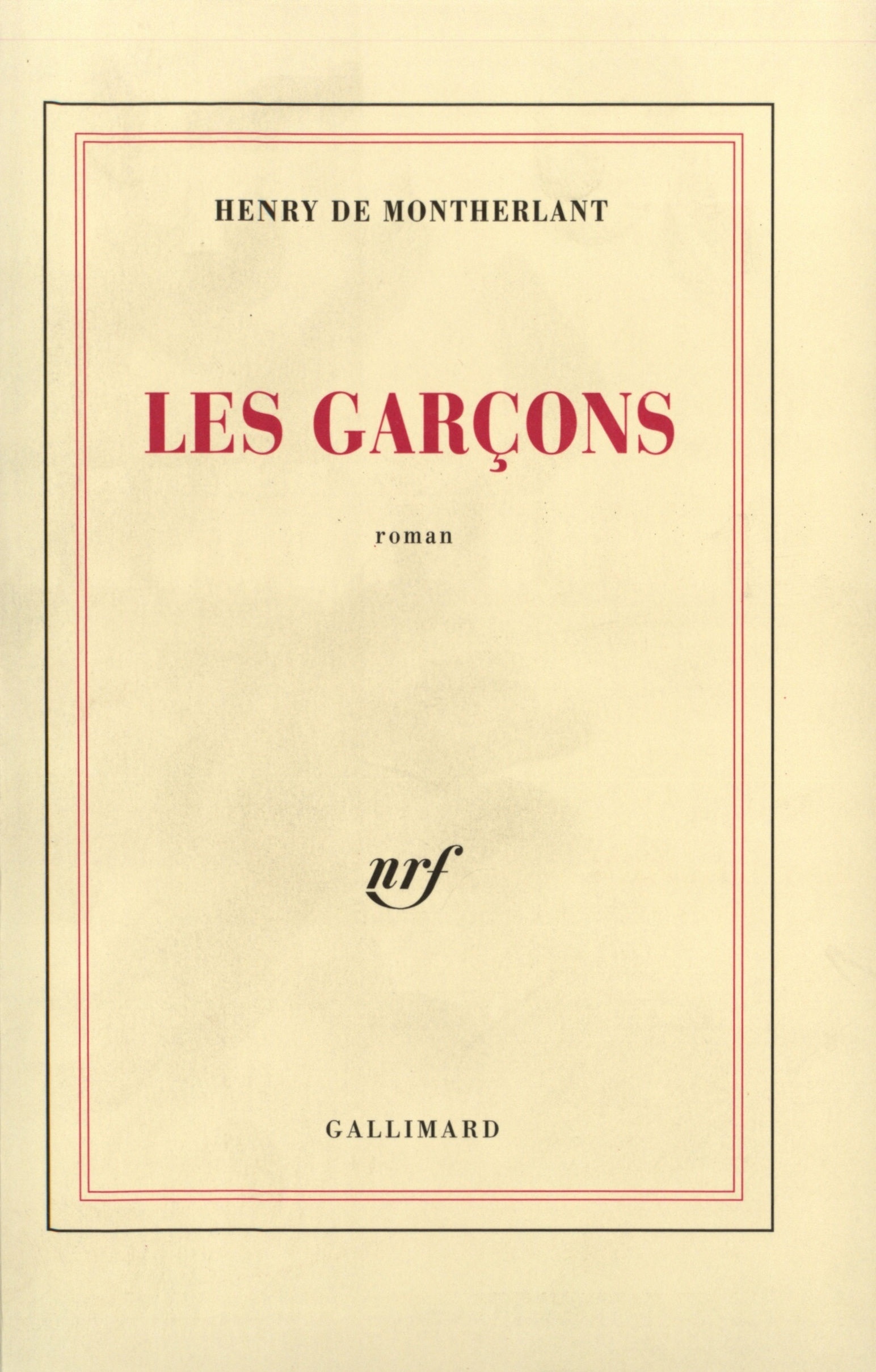 GARCONS