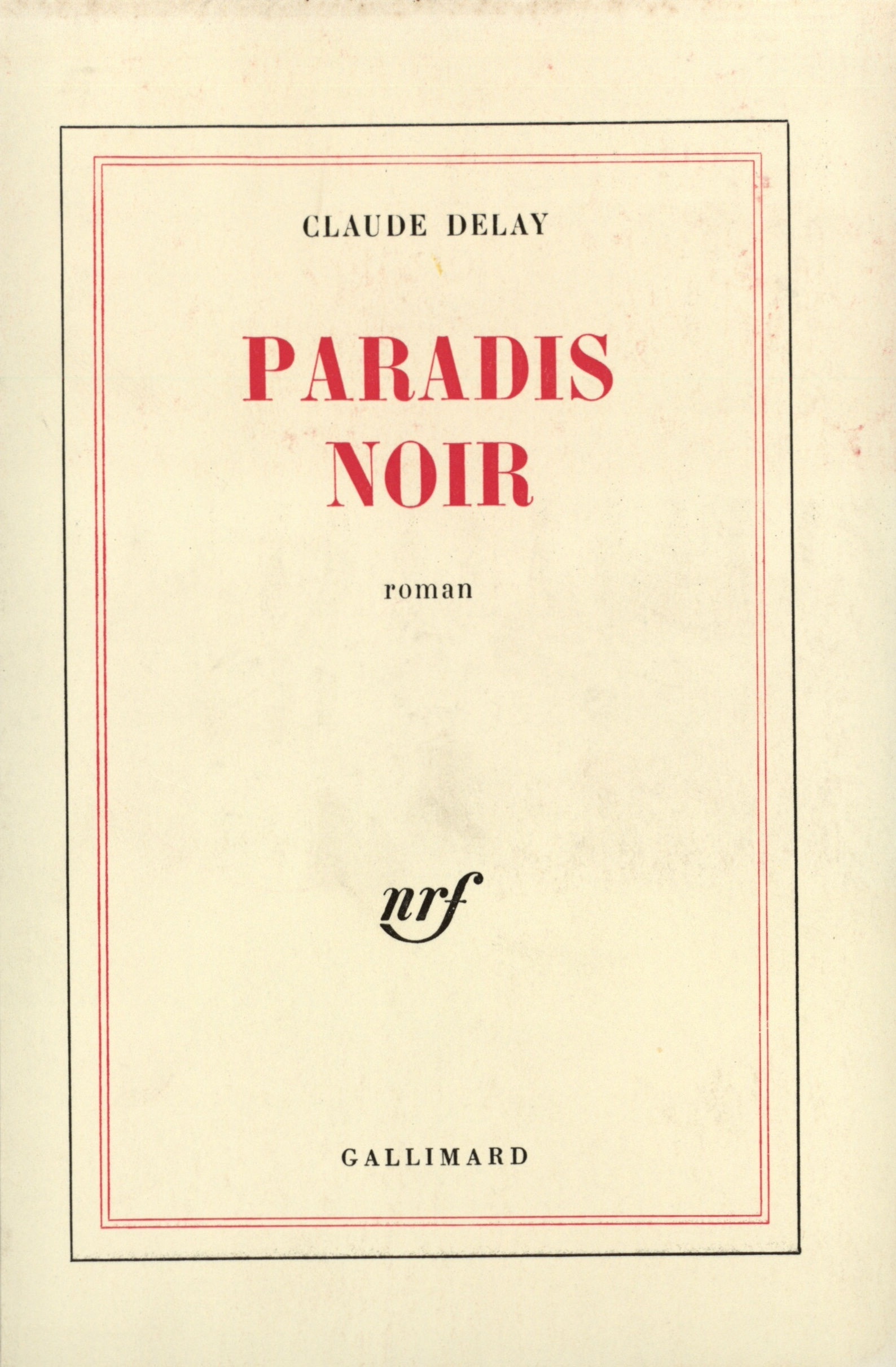 PARADIS NOIR