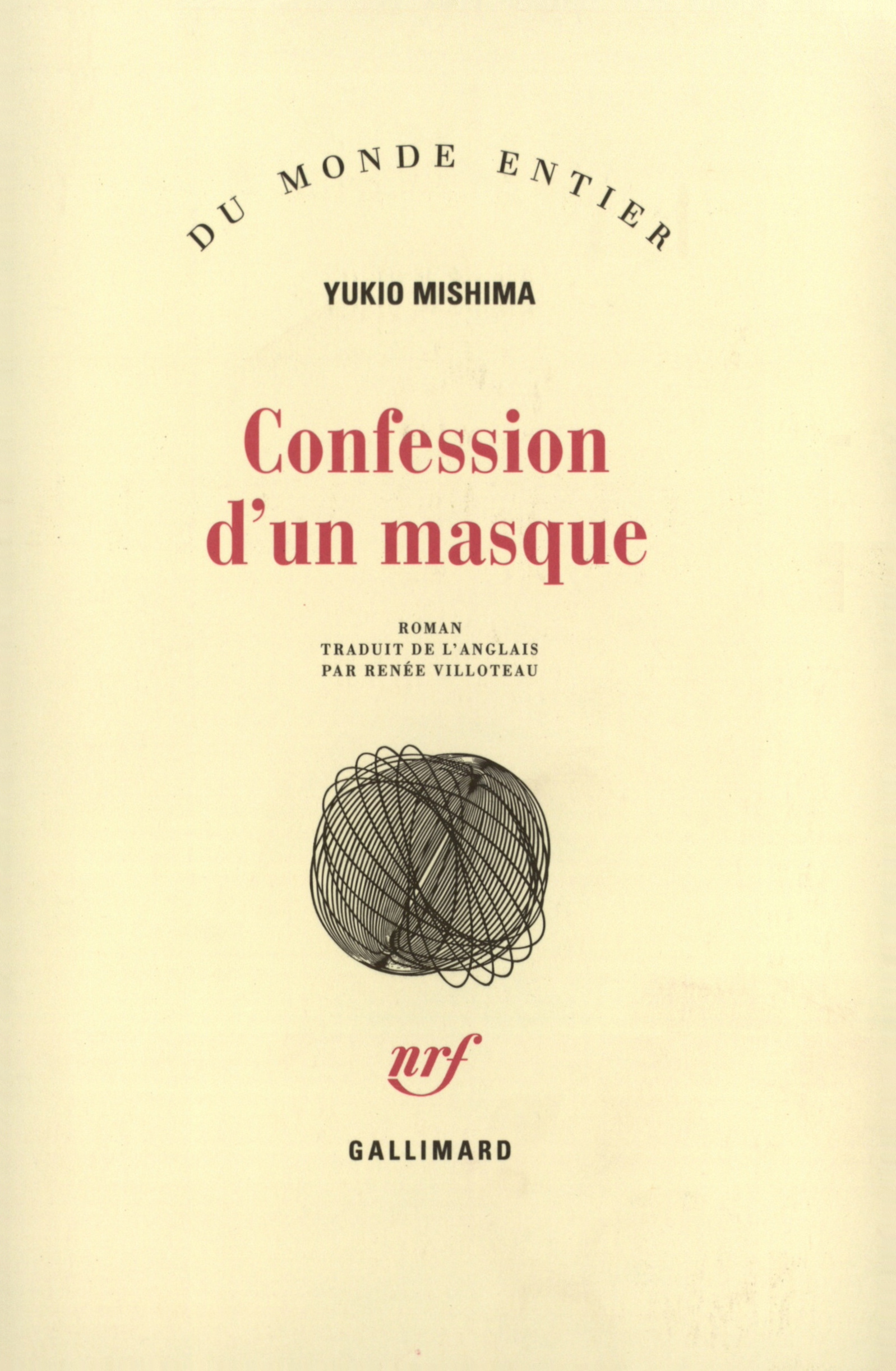 CONFESSION D'UN MASQUE