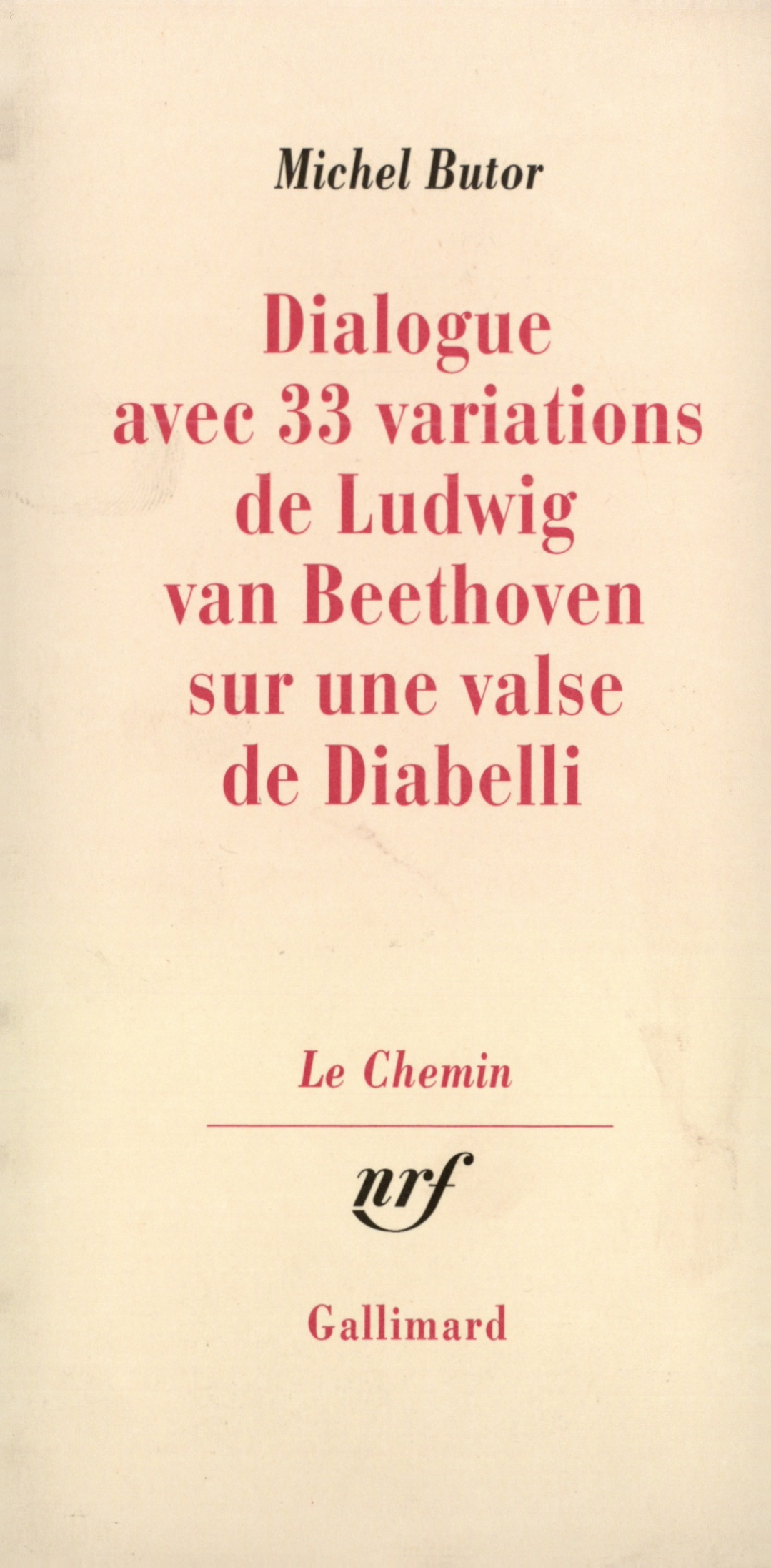 DIALOGUE AVEC 33 VARIATIONS DE LUDWIG VAN BEETHOVEN SUR UNE VALSE