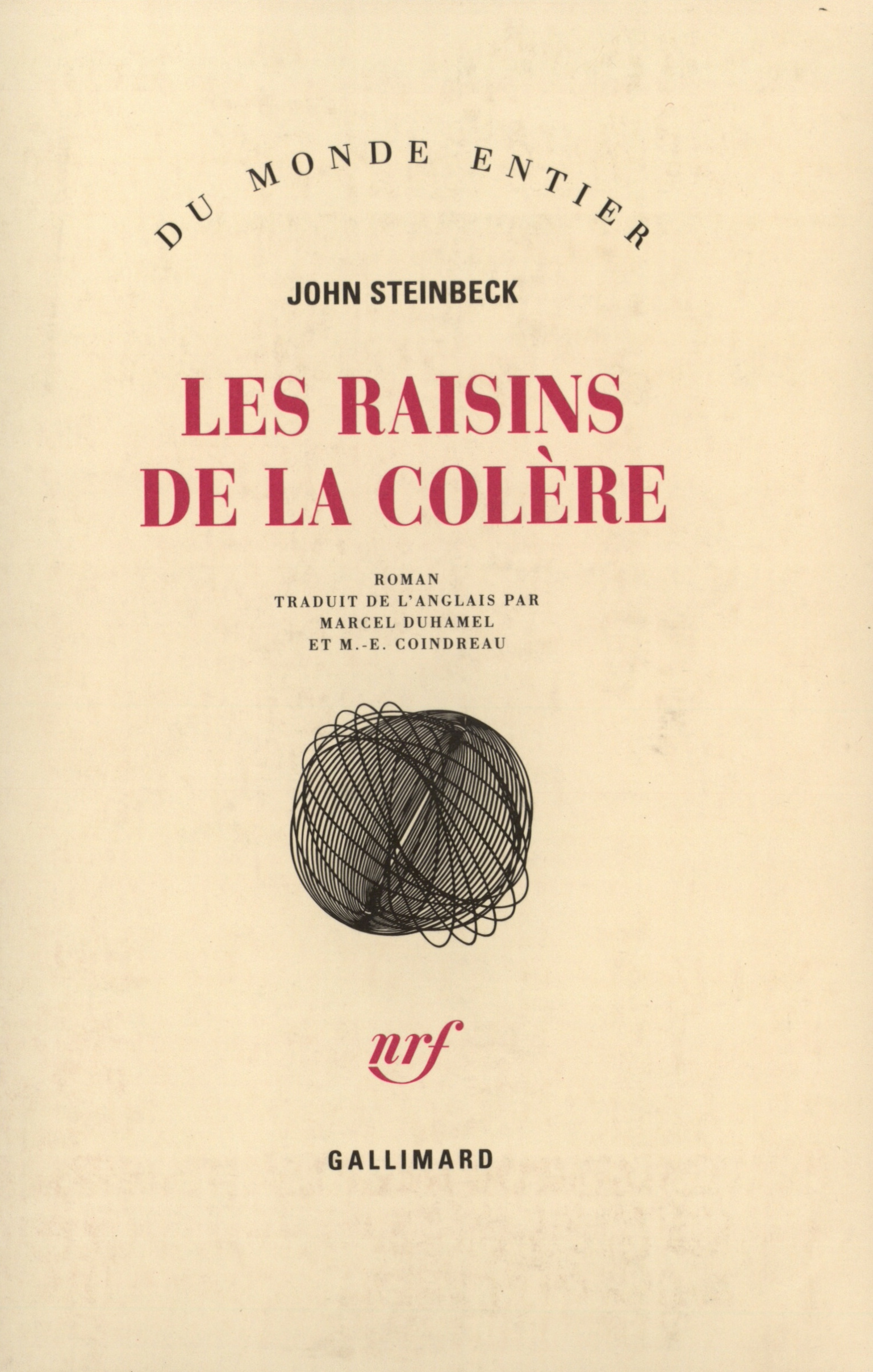 RAISINS DE LA COLERE