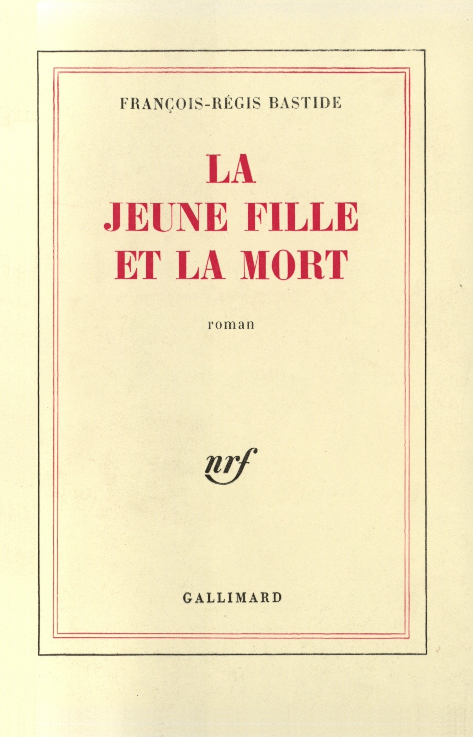 JEUNE FILLE ET LA MORT