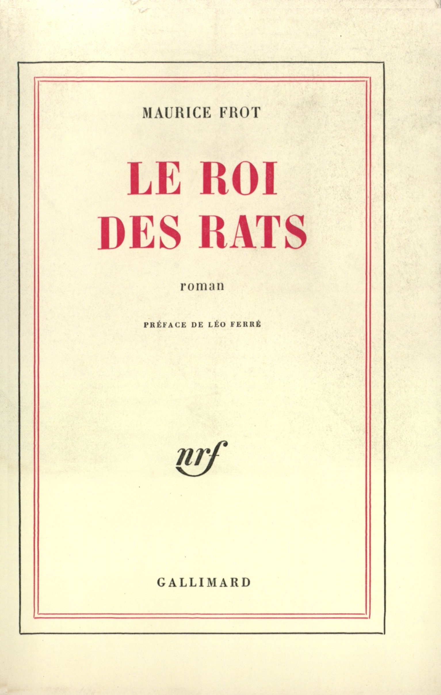 ROI DES RATS