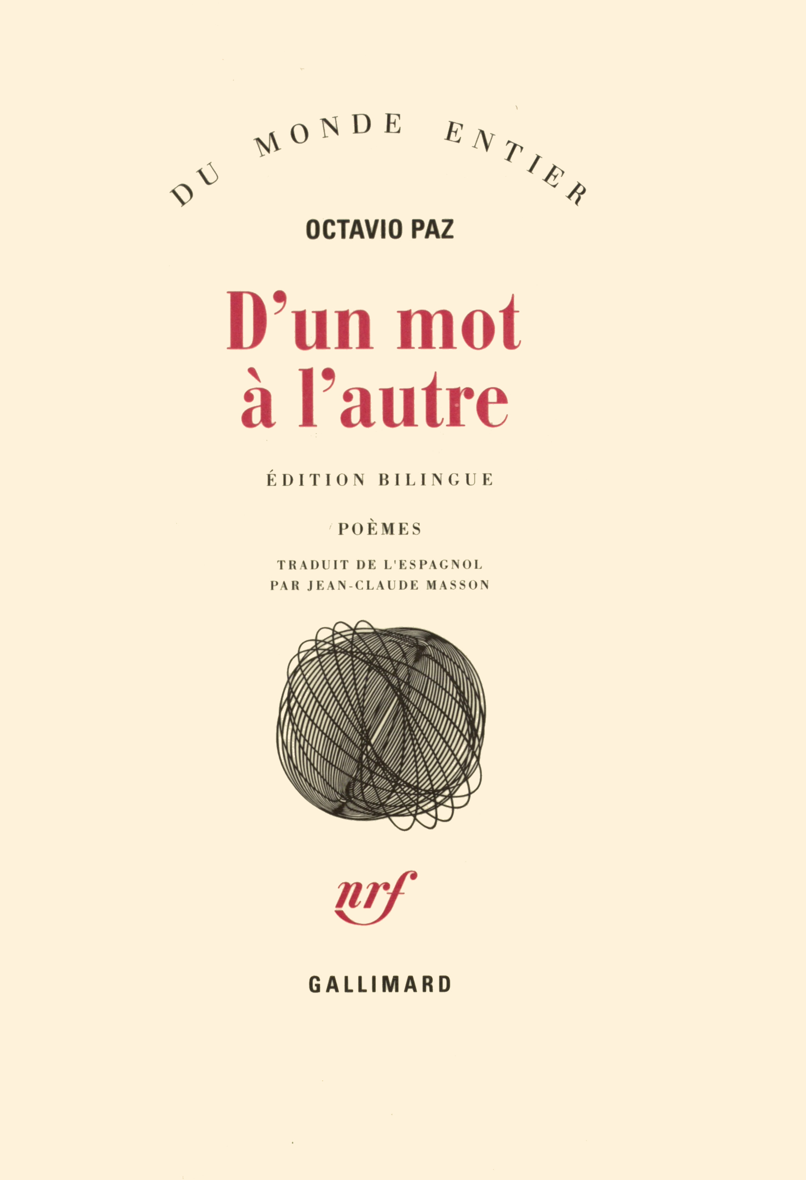 D'UN MOT A L'AUTRE