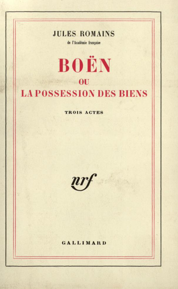 BOEN OU LA POSSESSION DES BIENS