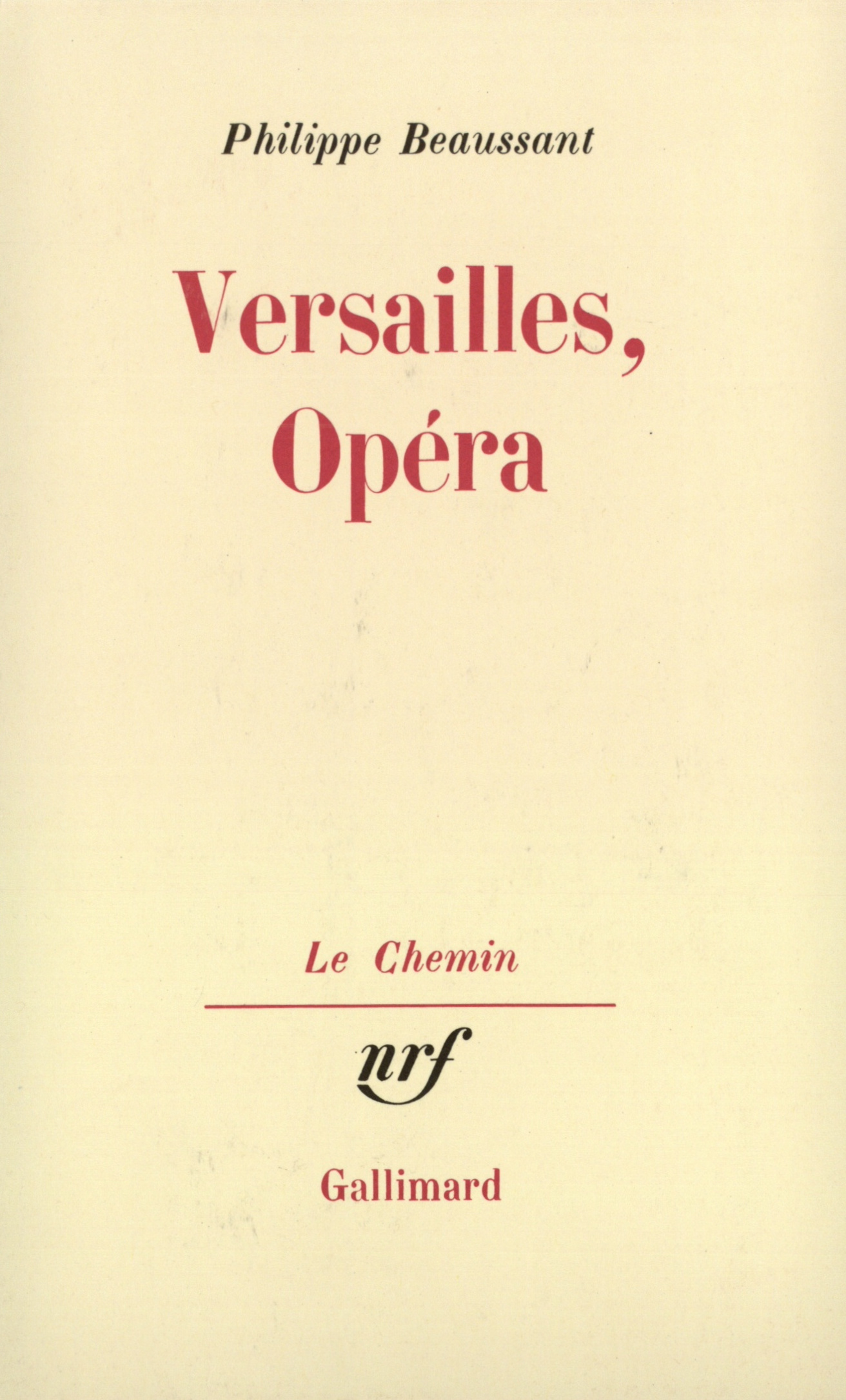VERSAILLES, OPERA
