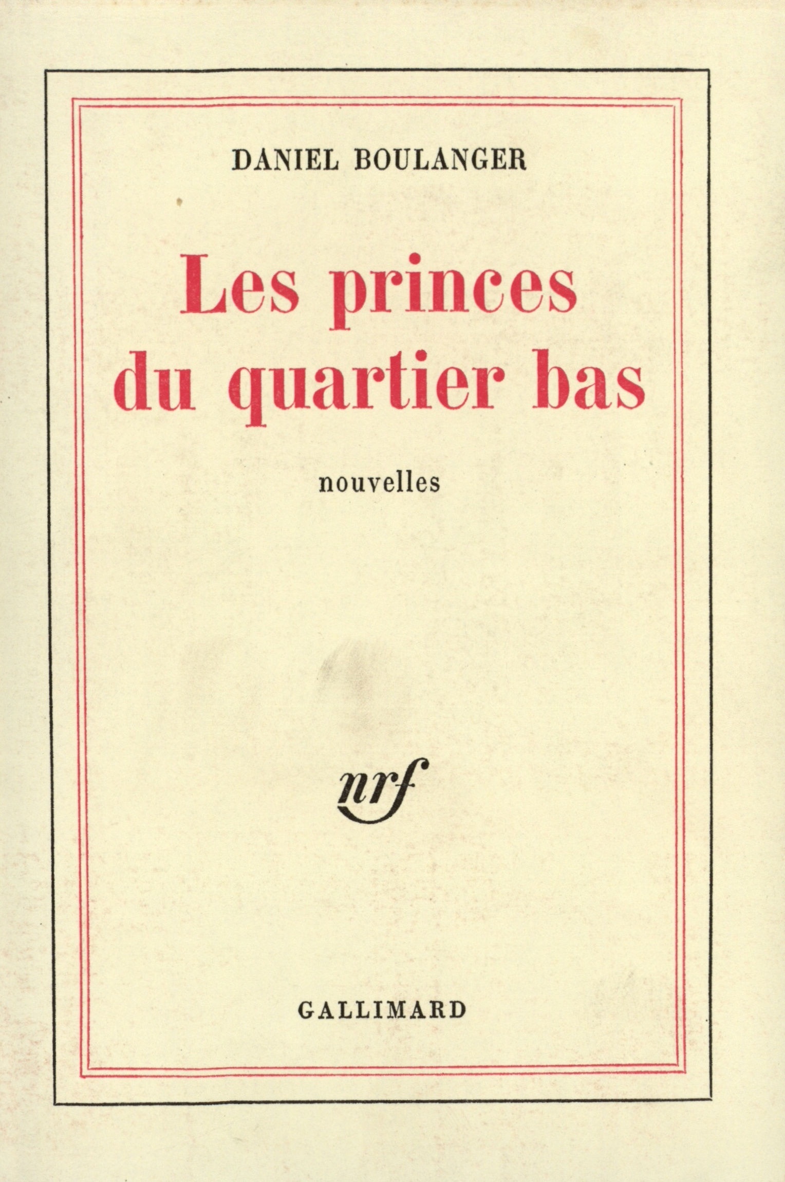 PRINCES DU QUARTIER BAS