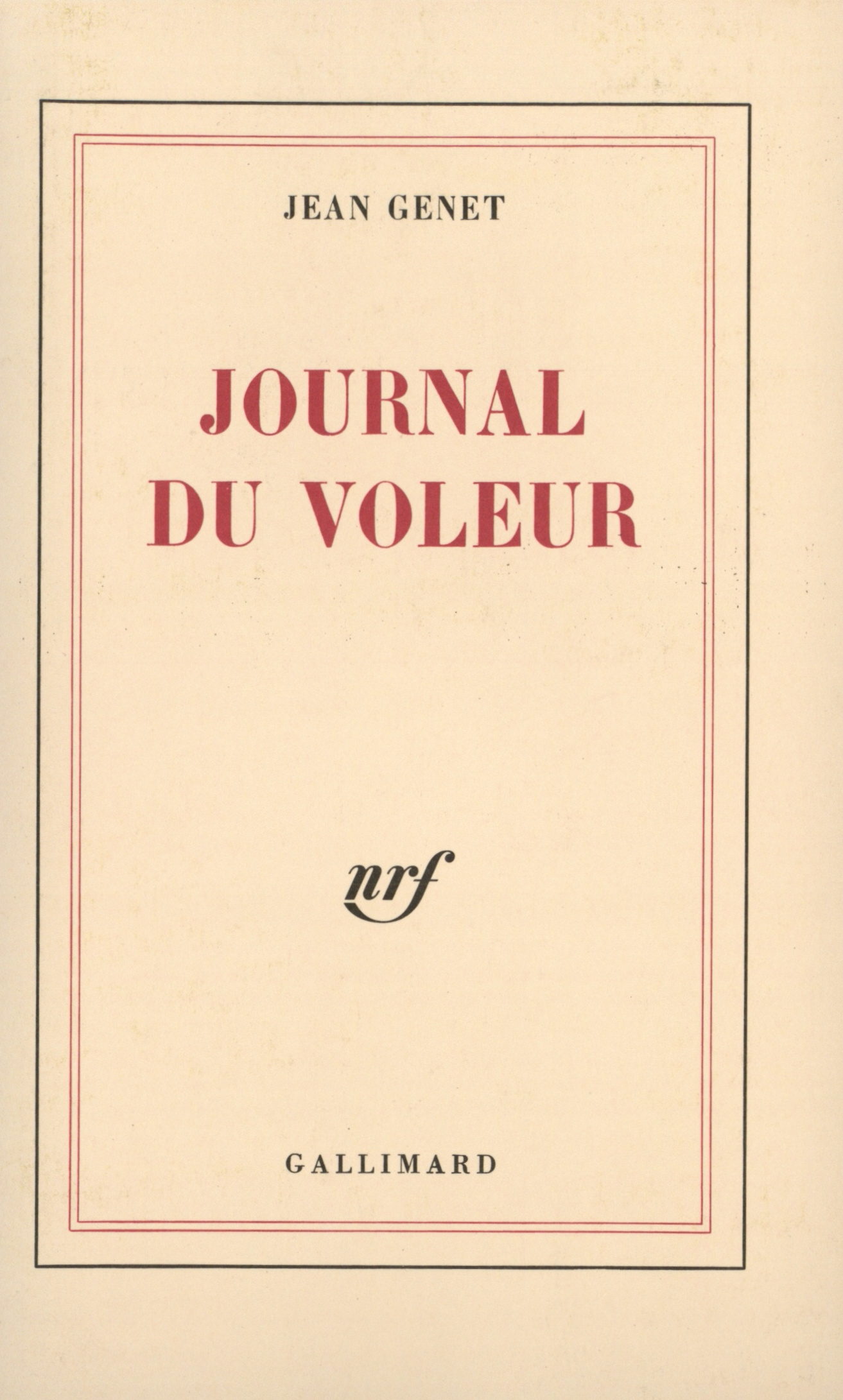 JOURNAL DU VOLEUR