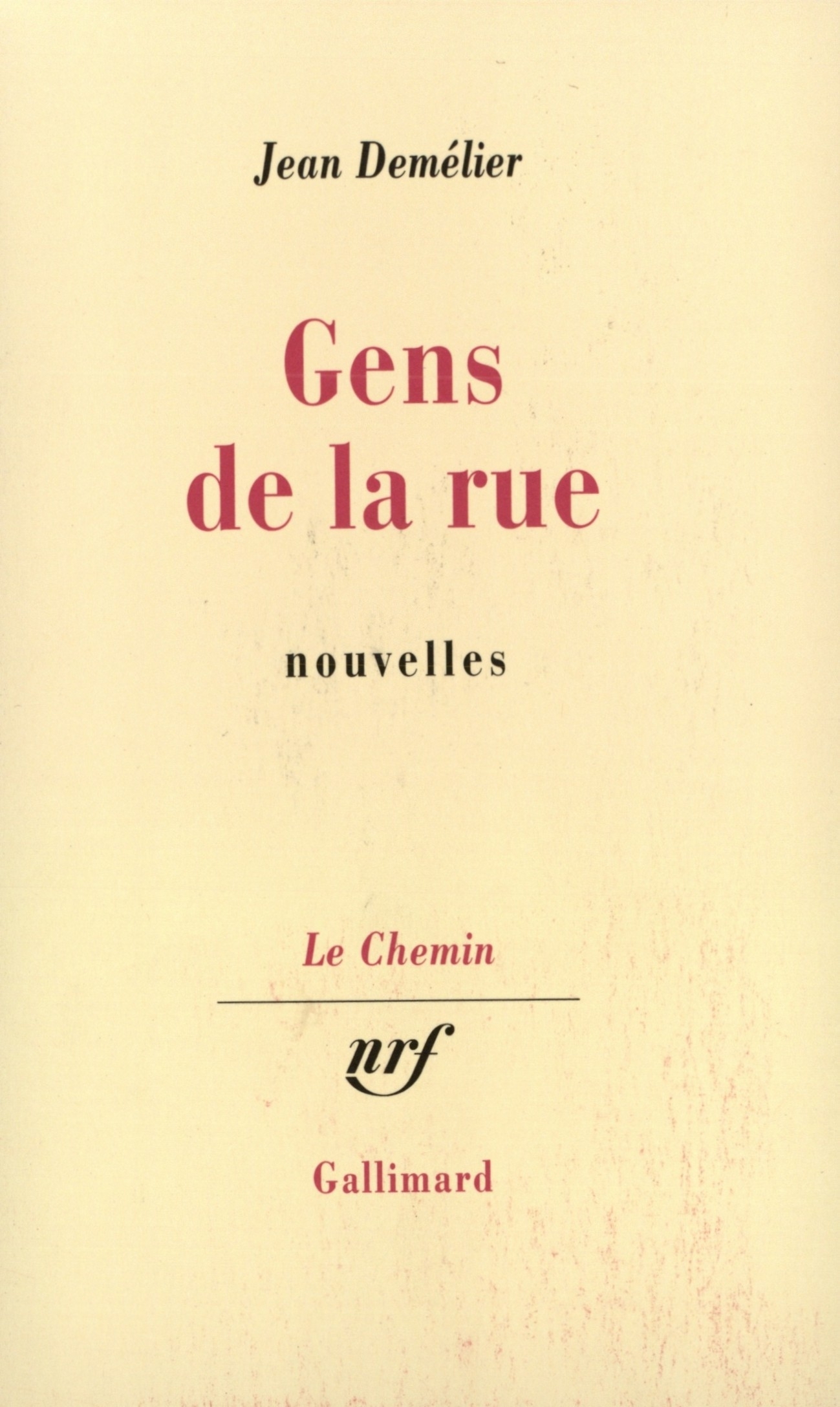 GENS DE LA RUE