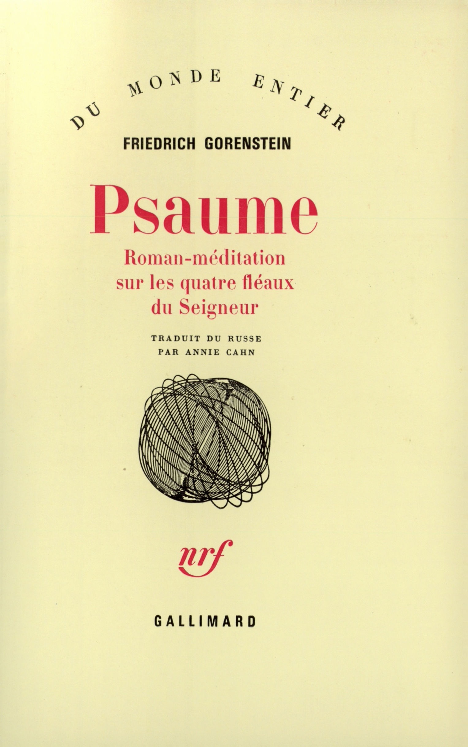PSAUME(ROMAN-MEDITATION SUR LES QUATRE FLEAUX DU SEIGNEUR)