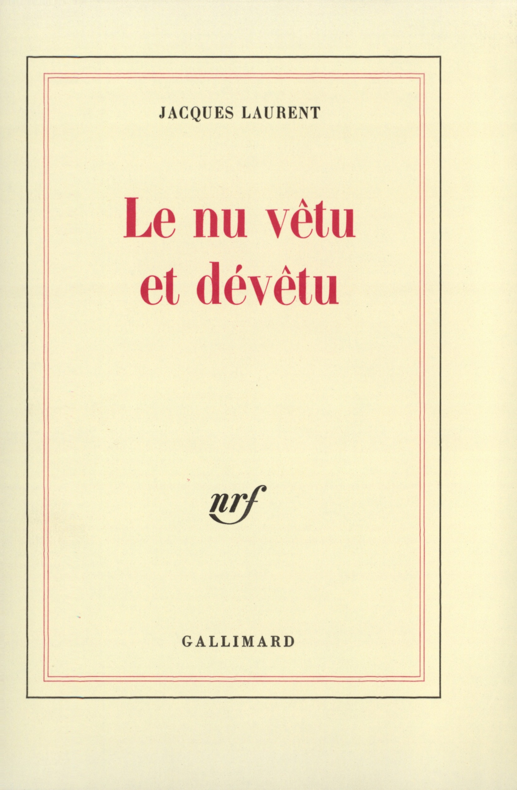 NU VETU ET DEVETU