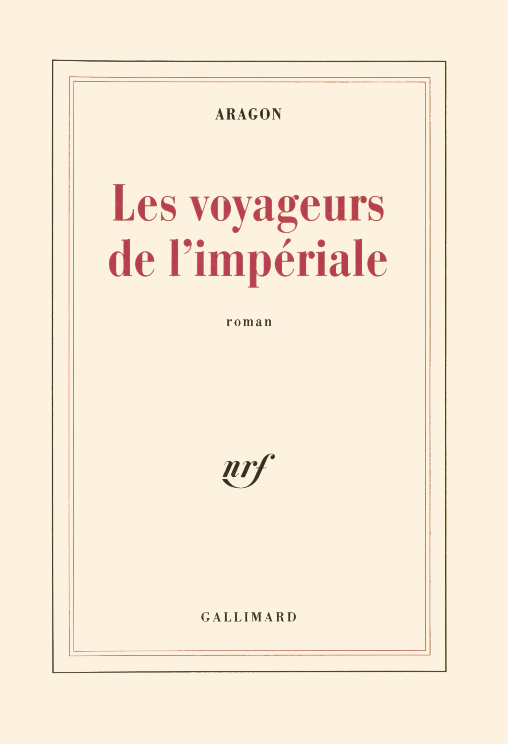 VOYAGEURS DE L'IMPERIALE