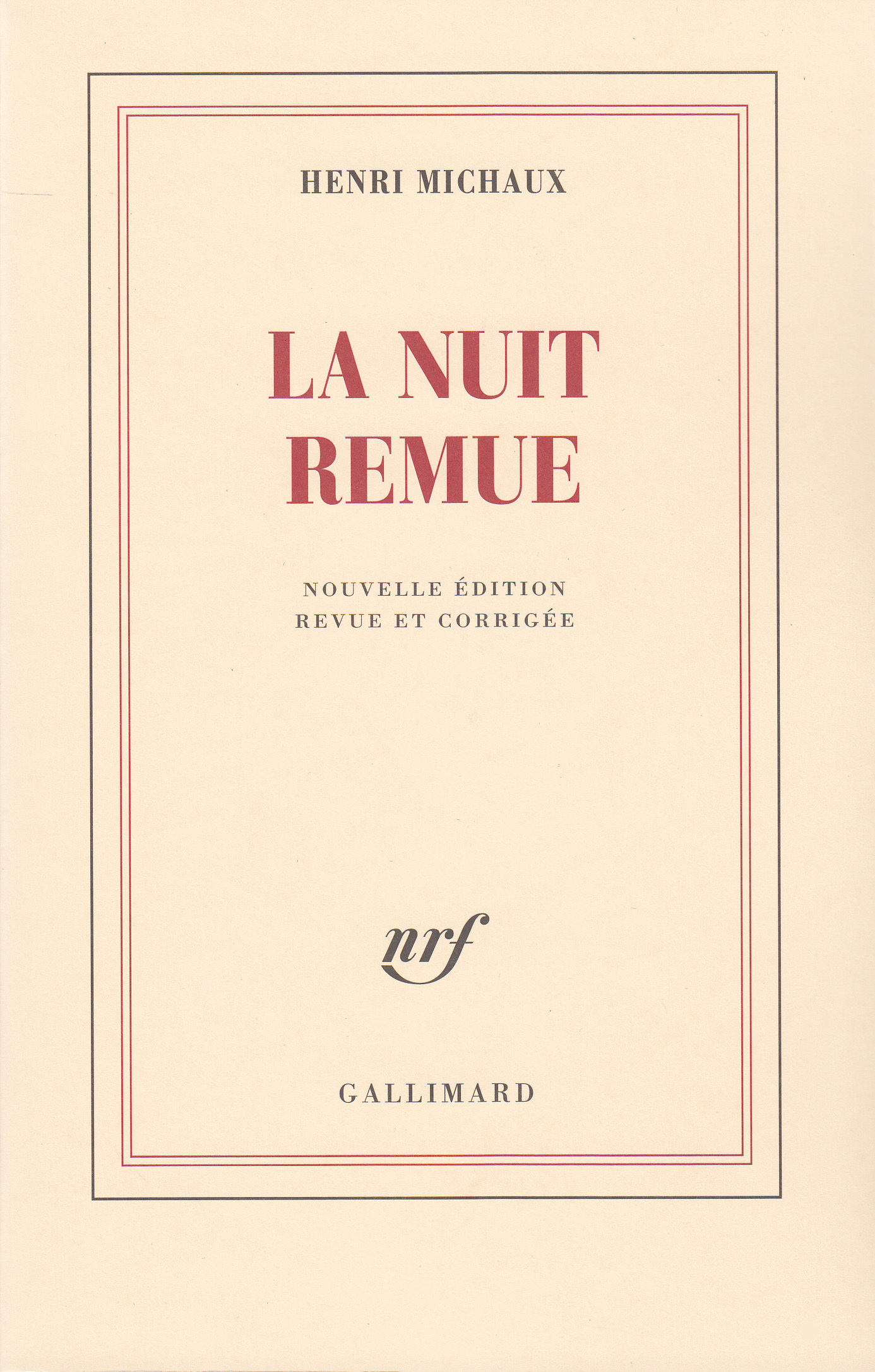NUIT REMUE