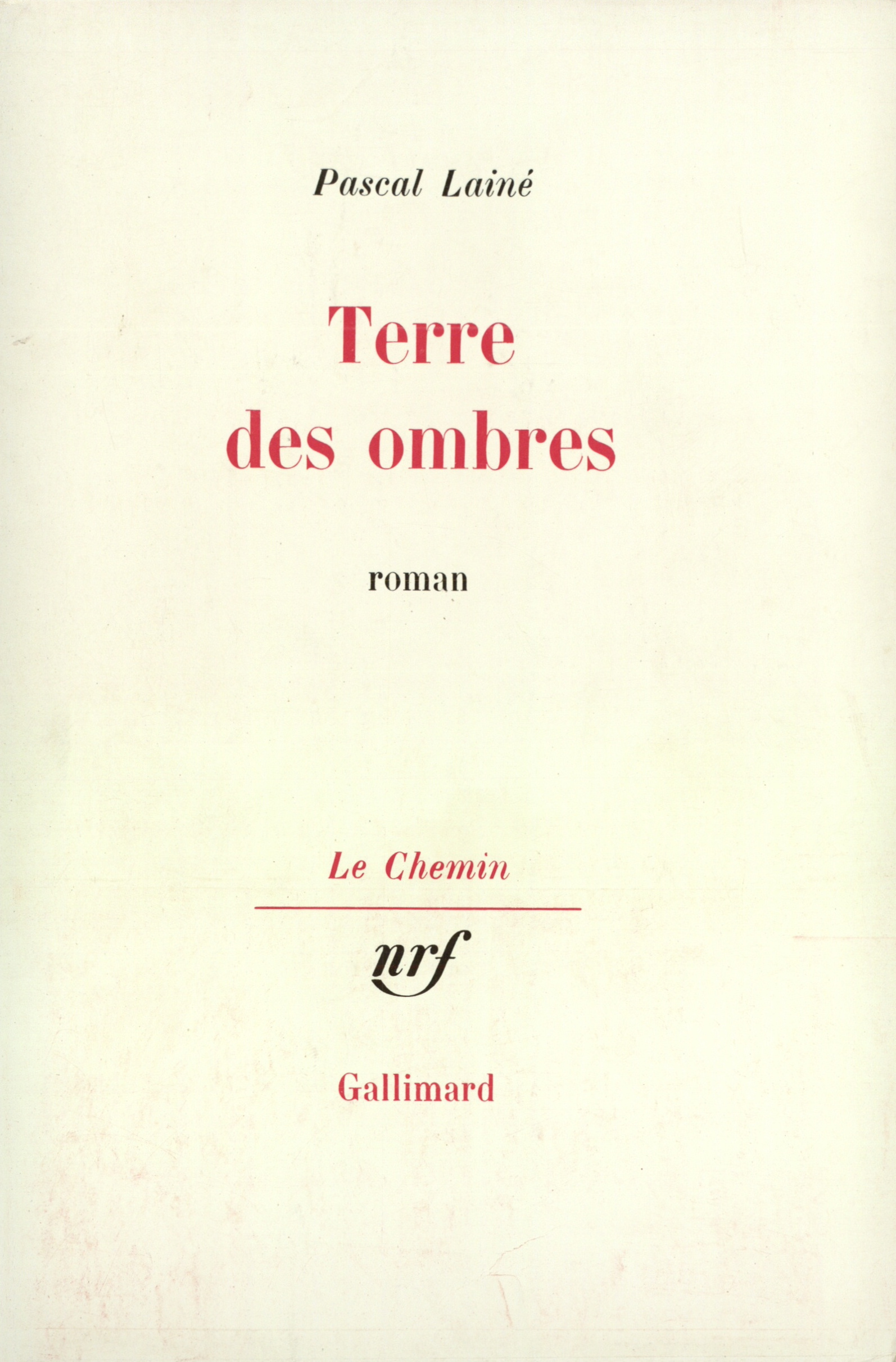 TERRE DES OMBRES