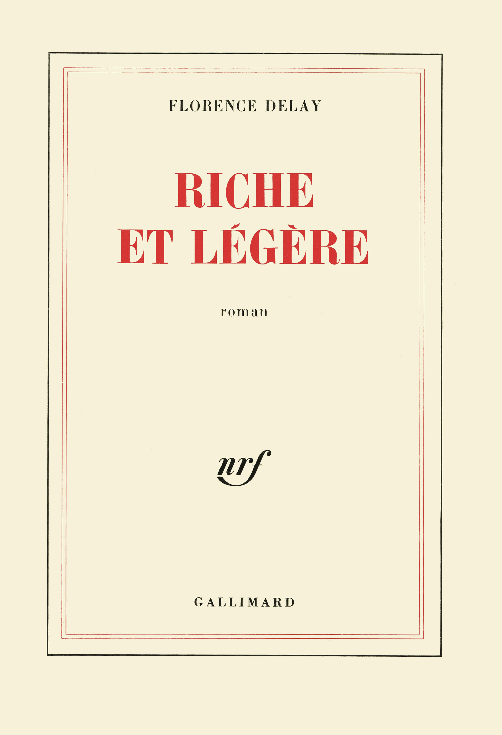 RICHE ET LEGERE