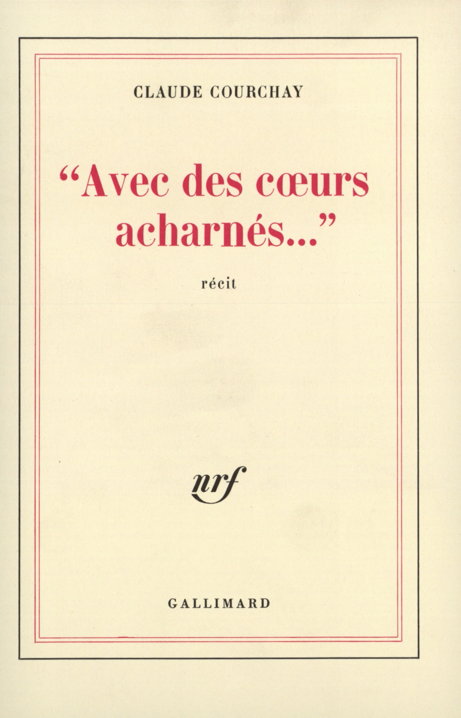 AVEC DES COEURS ACHARNES...