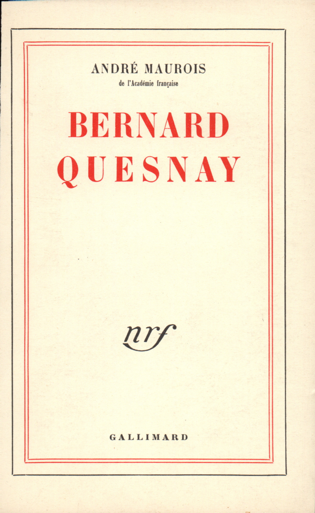 BERNARD QUESNAY