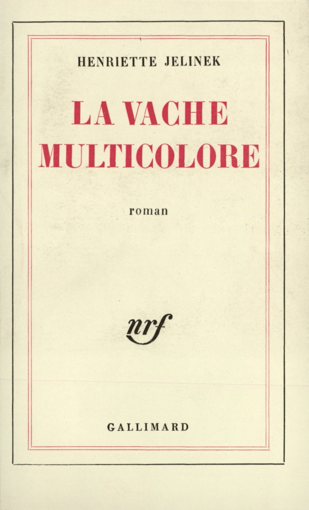 VACHE MULTICOLORE