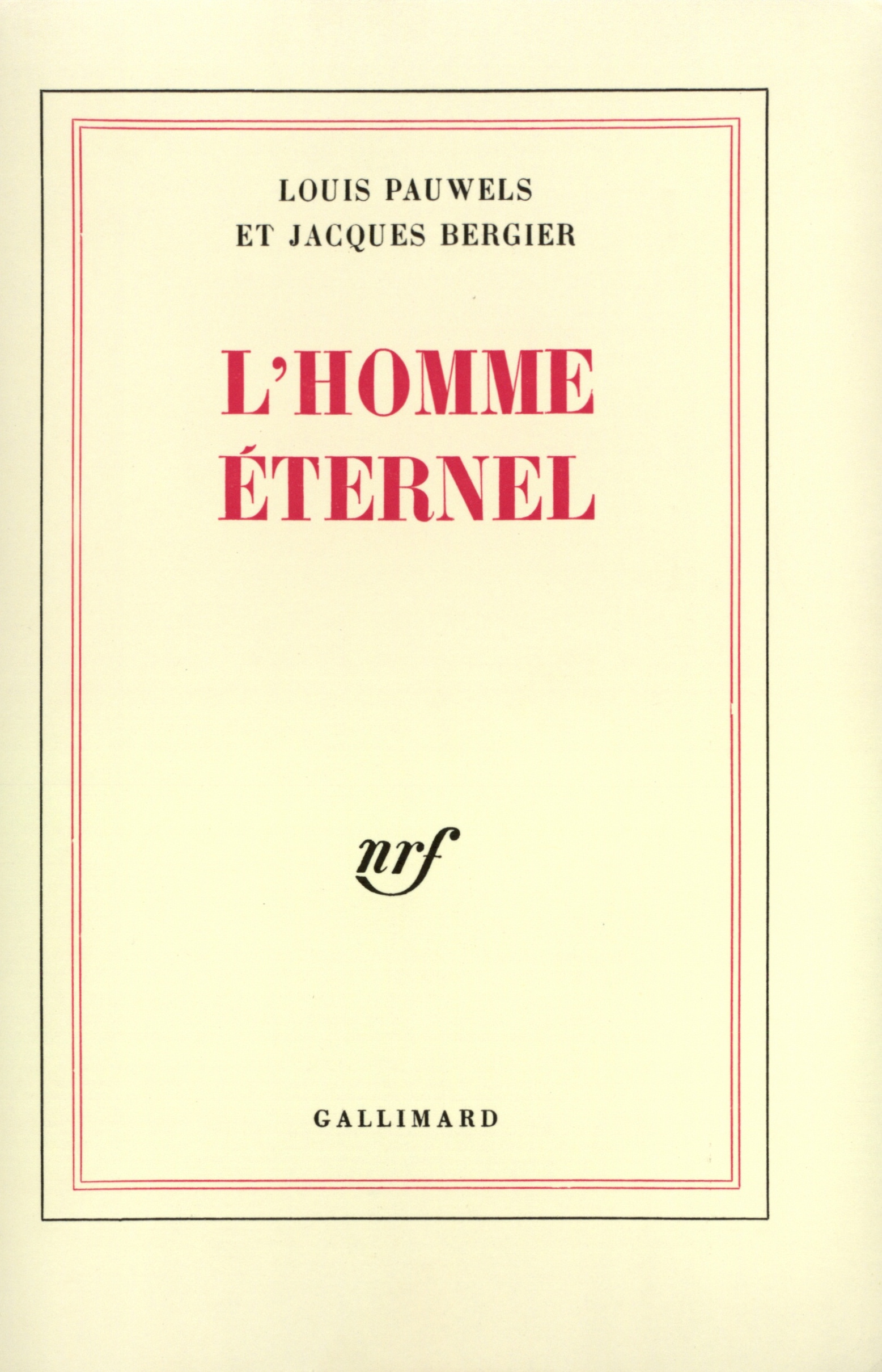 HOMME ETERNEL