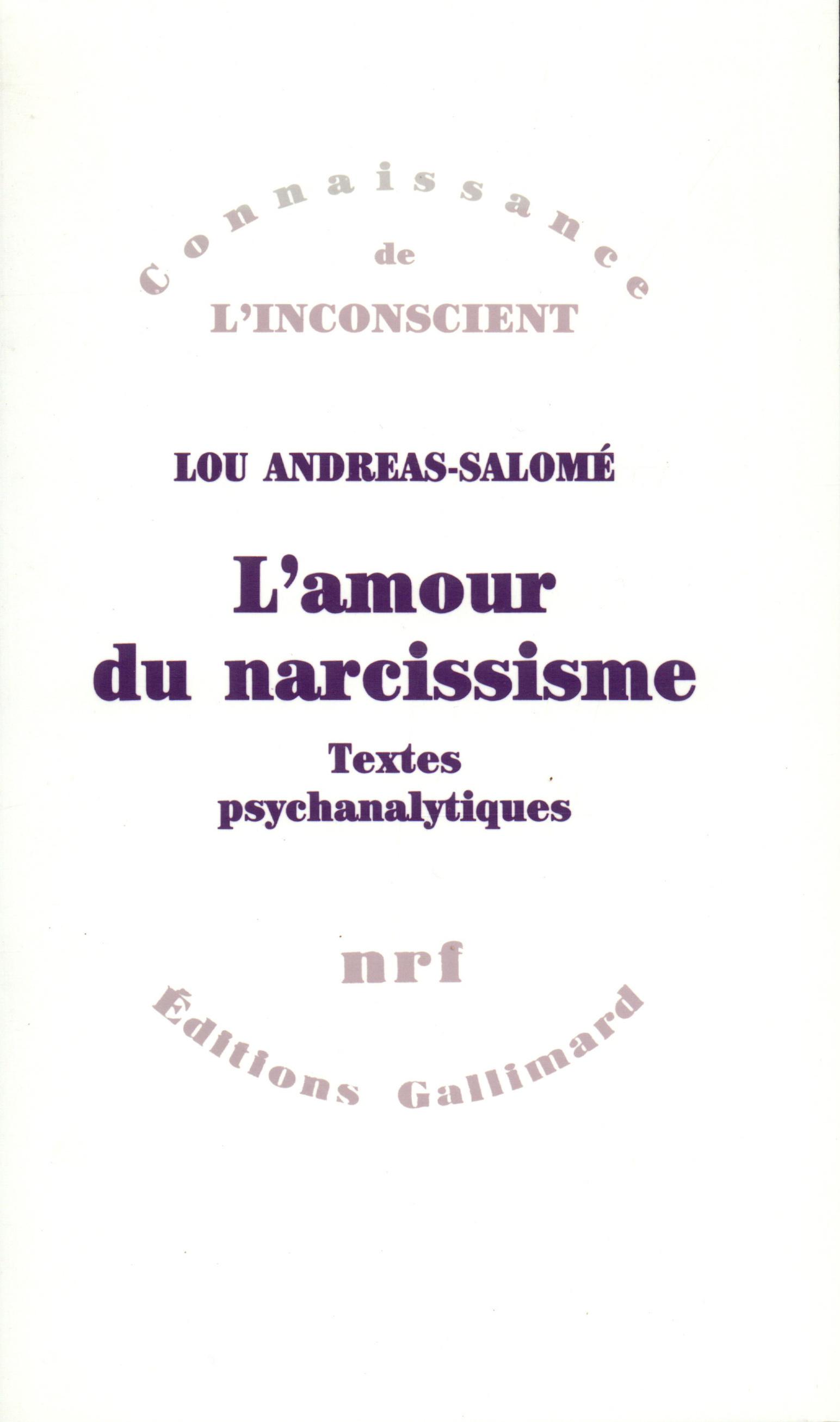 AMOUR DU NARCISSISME(TEXTES PSYCHANALYTIQUES)