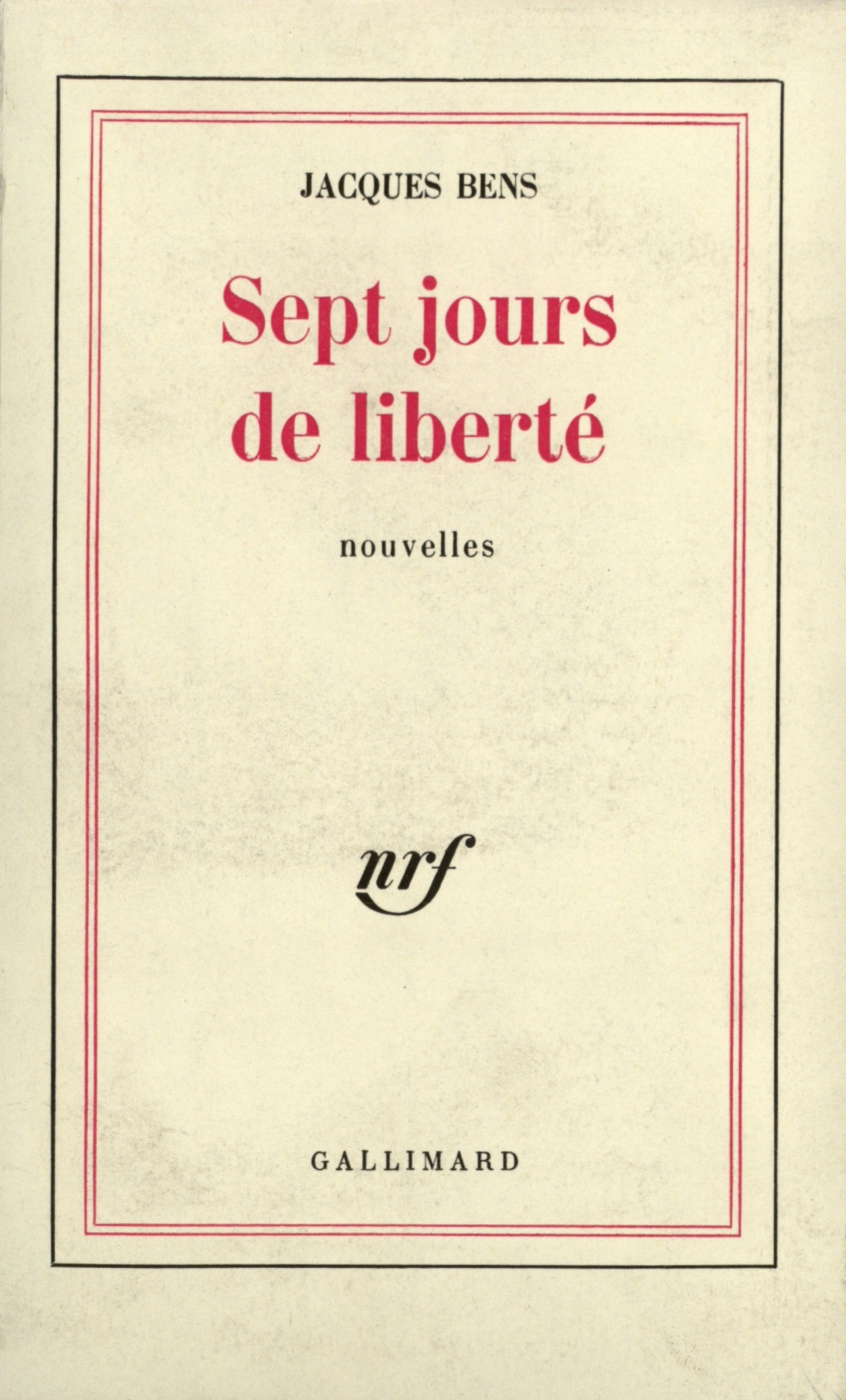 SEPT JOURS DE LIBERTE
