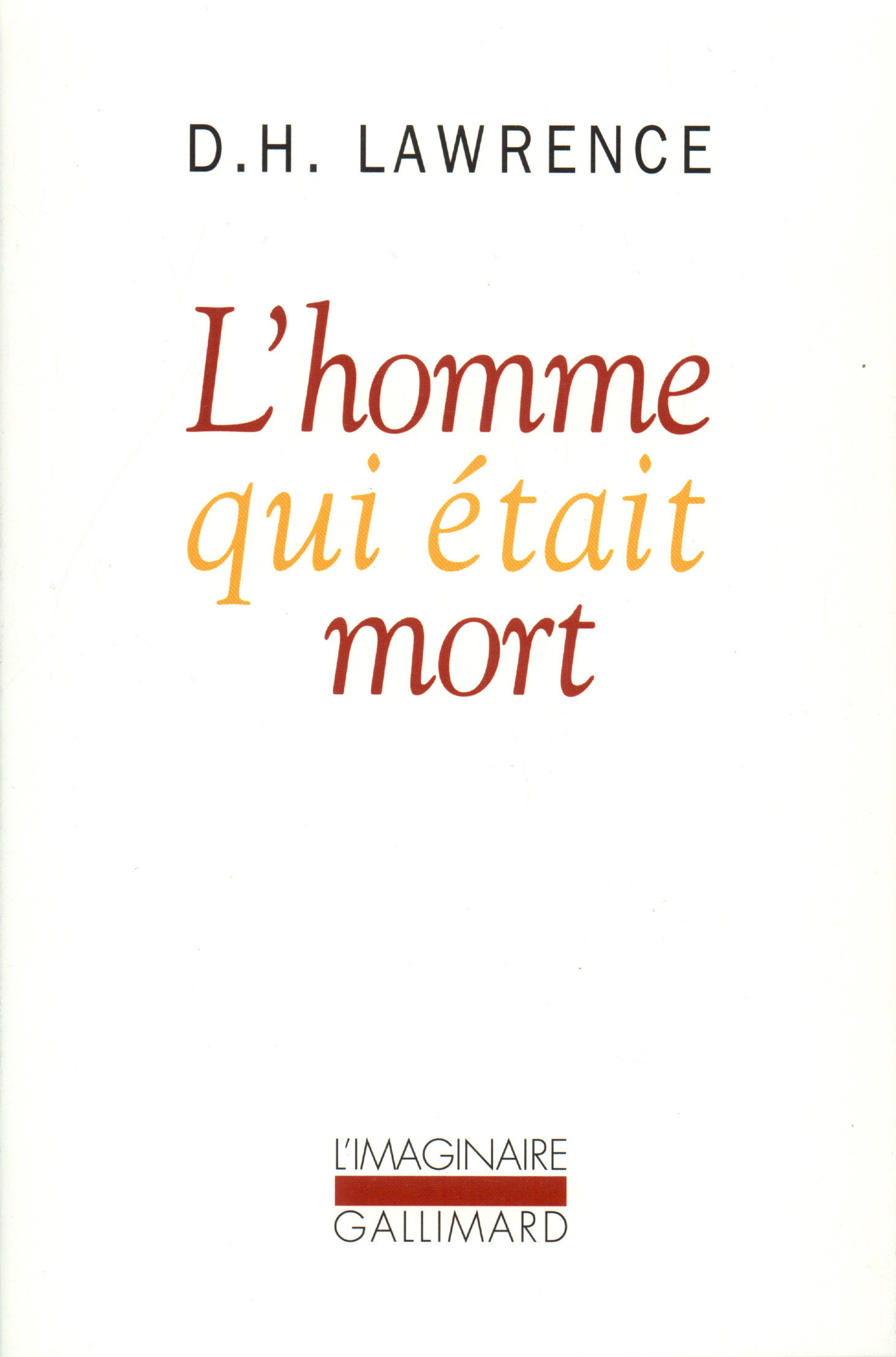 HOMME QUI ETAIT MORT