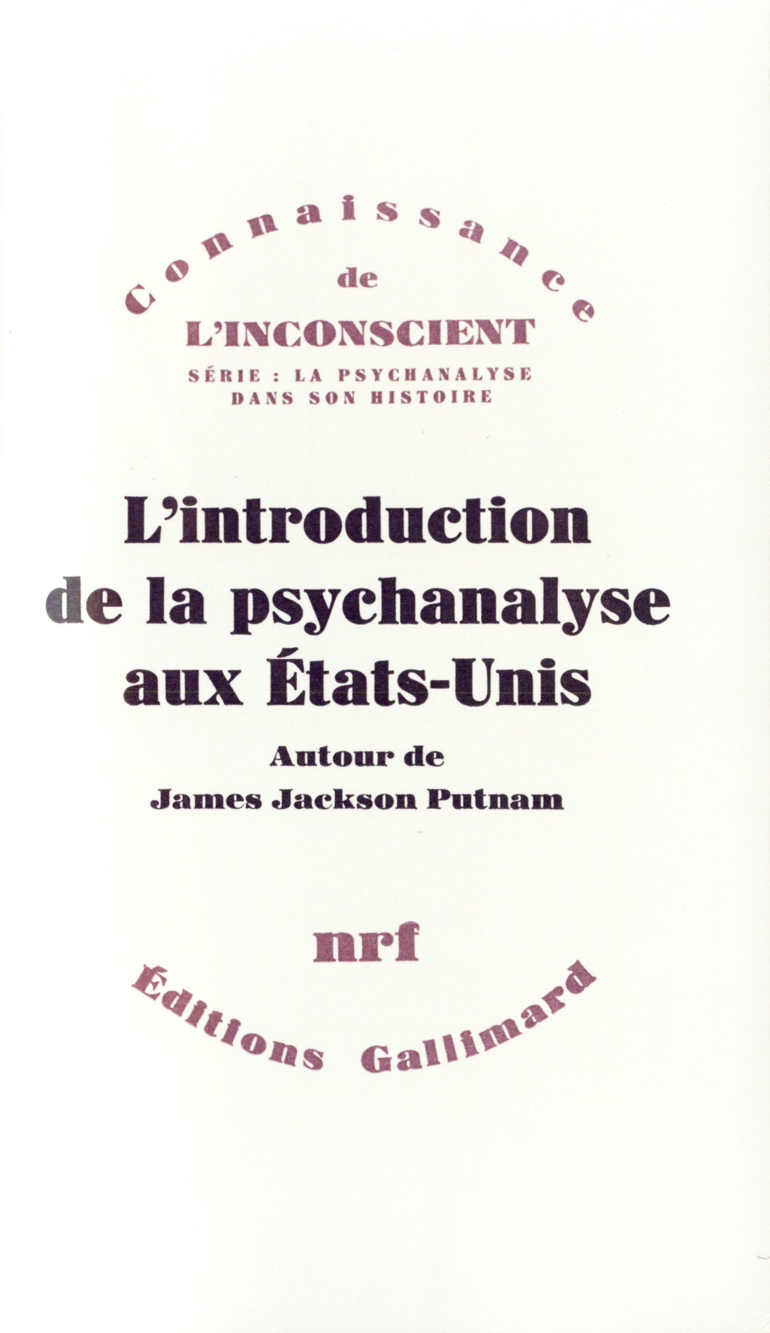 INTRODUCTION DE LA PSYCHANALYSE AUX ETATS-UNIS(CORRESPONDANCE