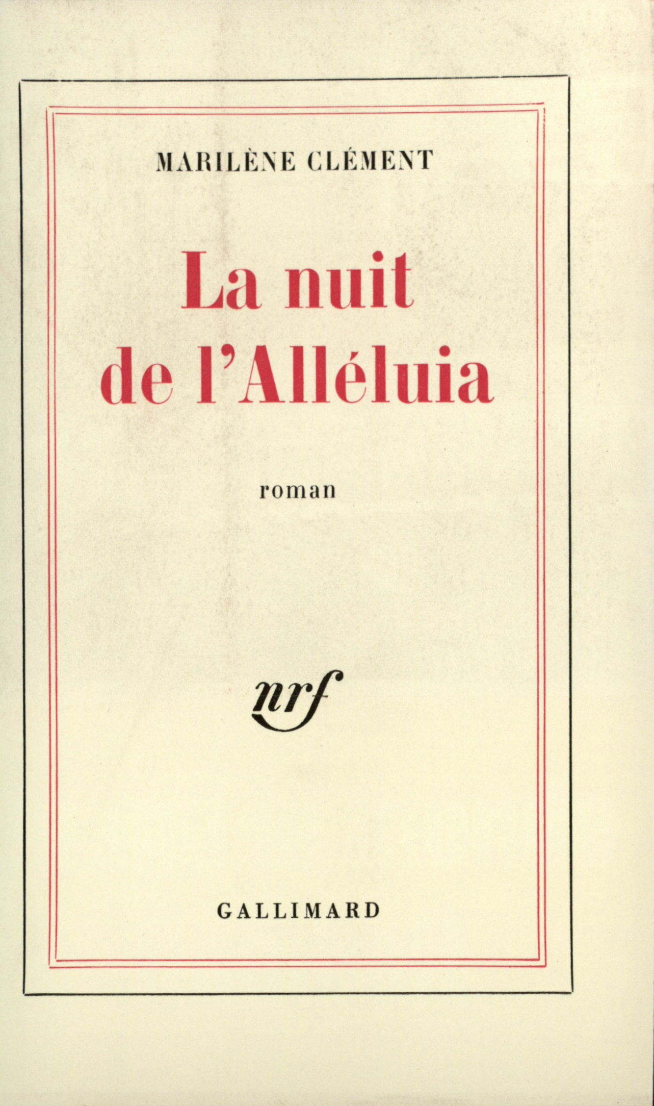 NUIT DE L'ALLELUIA
