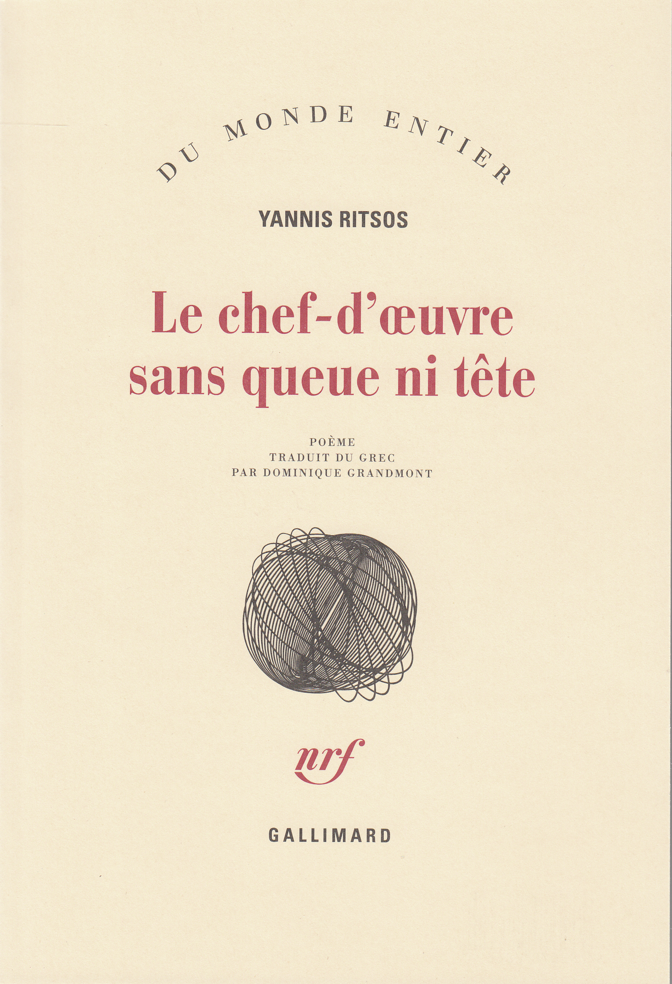 CHEF-D'OEUVRE SANS QUEUE NI TETE
