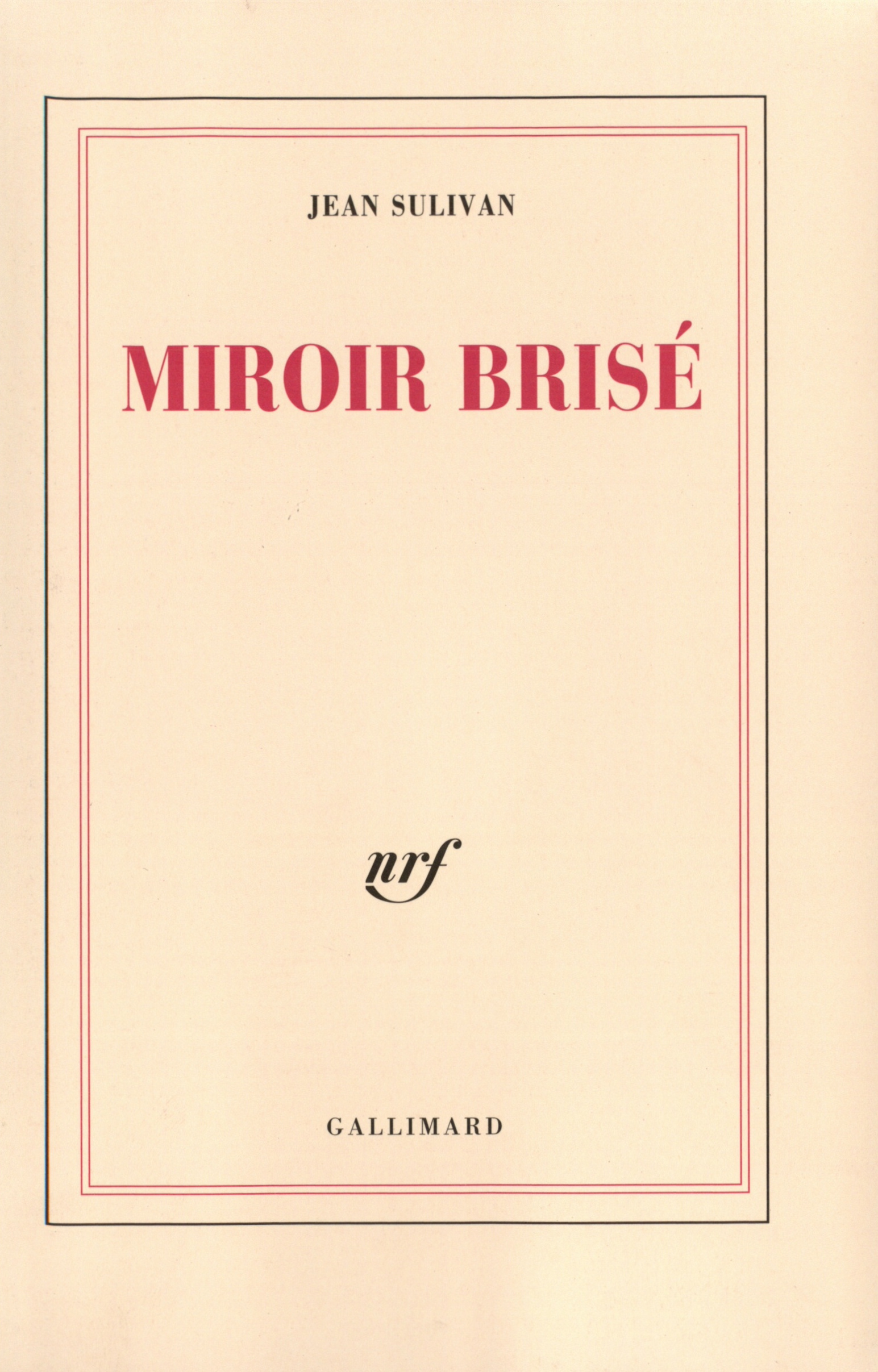MIROIR BRISE