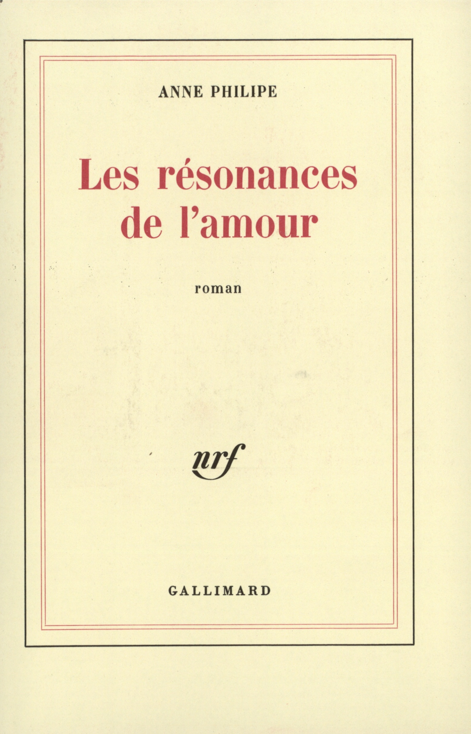 RESONANCES DE L'AMOUR
