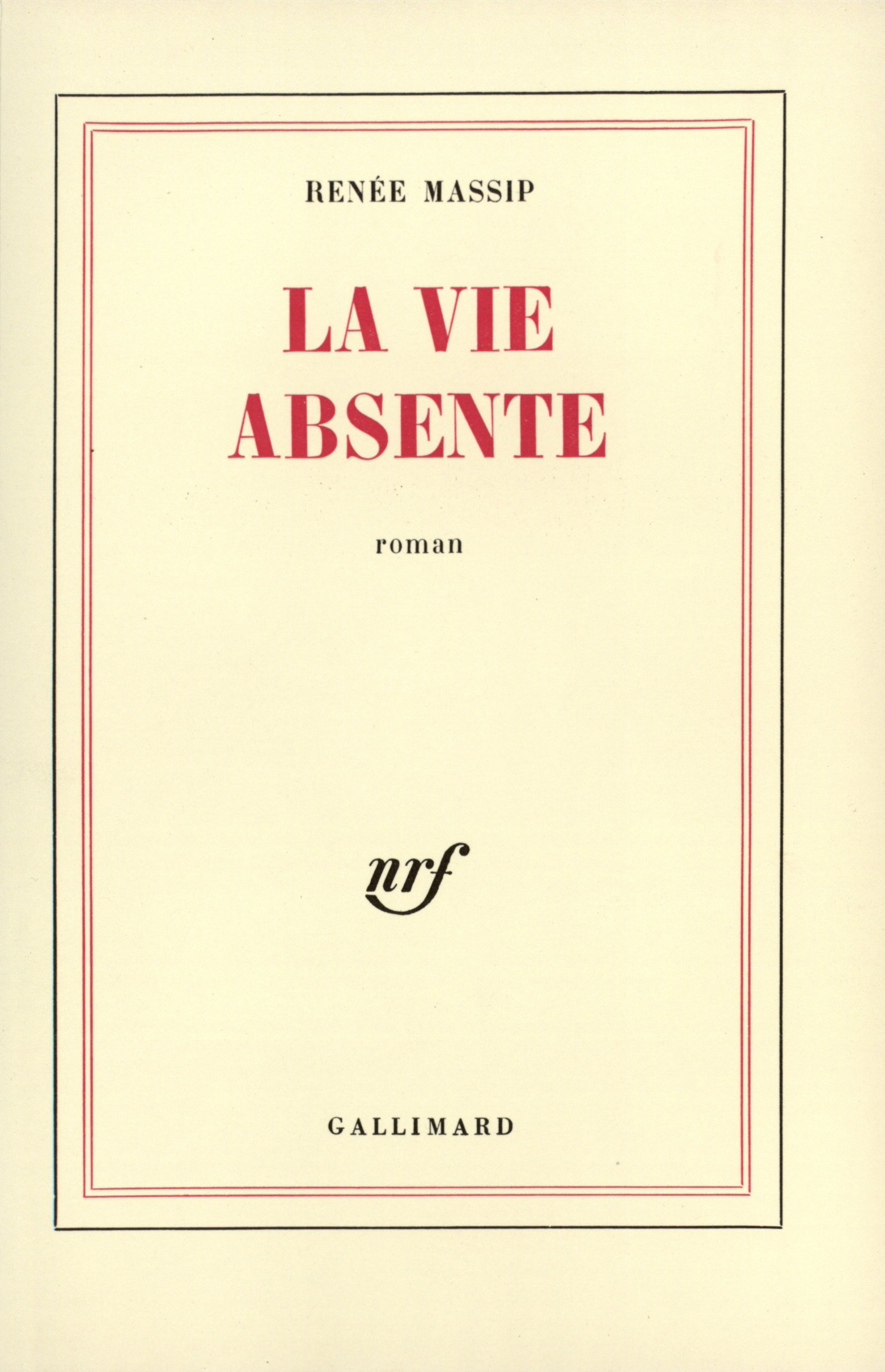 VIE ABSENTE