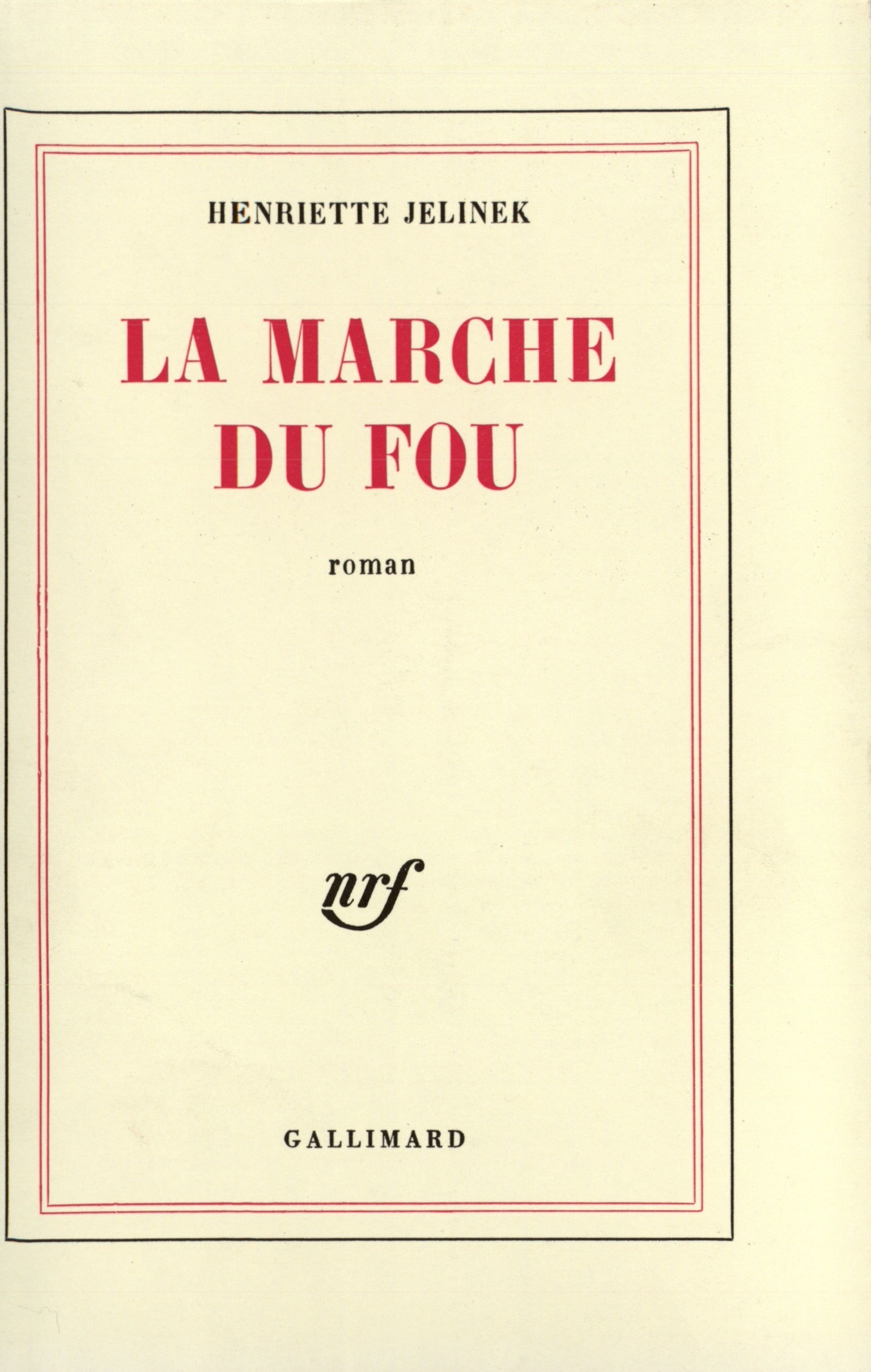 MARCHE DU FOU