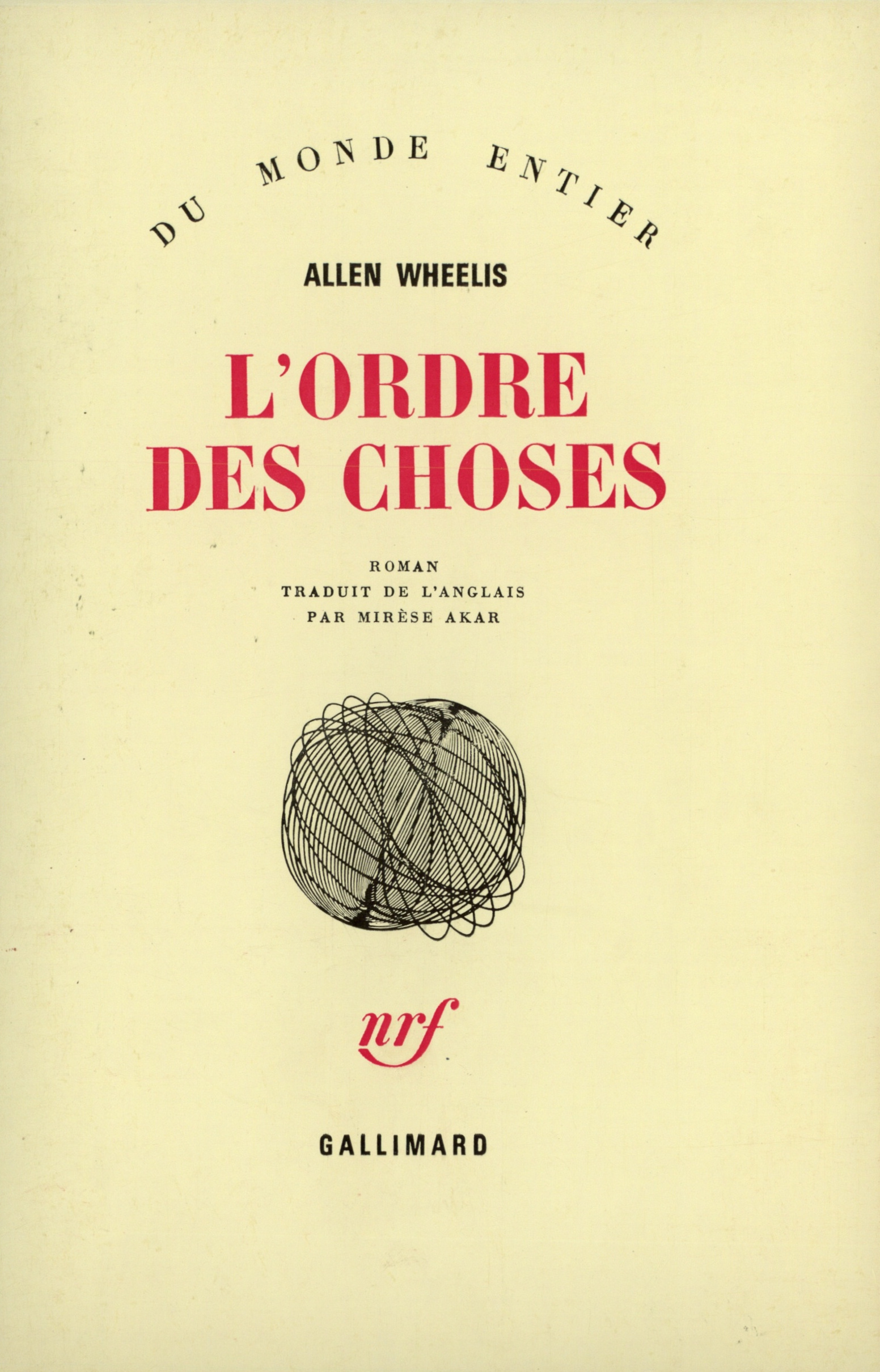 ORDRE DES CHOSES
