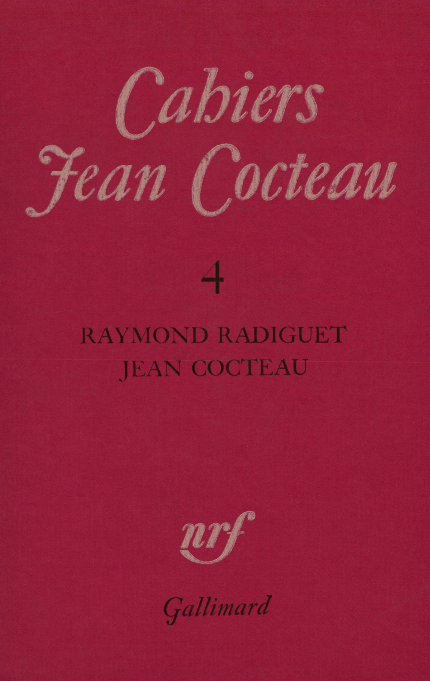 RAYMOND RADIGUET-JEAN COCTEAU
