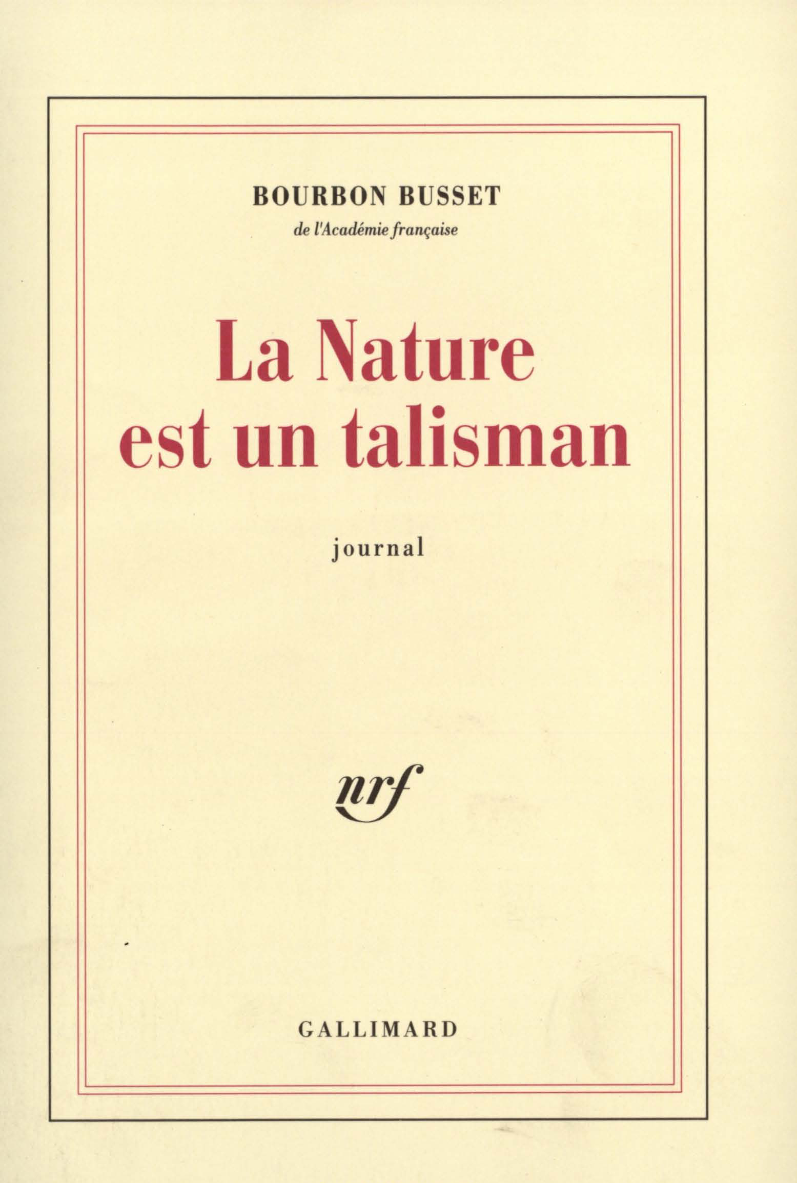 NATURE EST UN TALISMAN