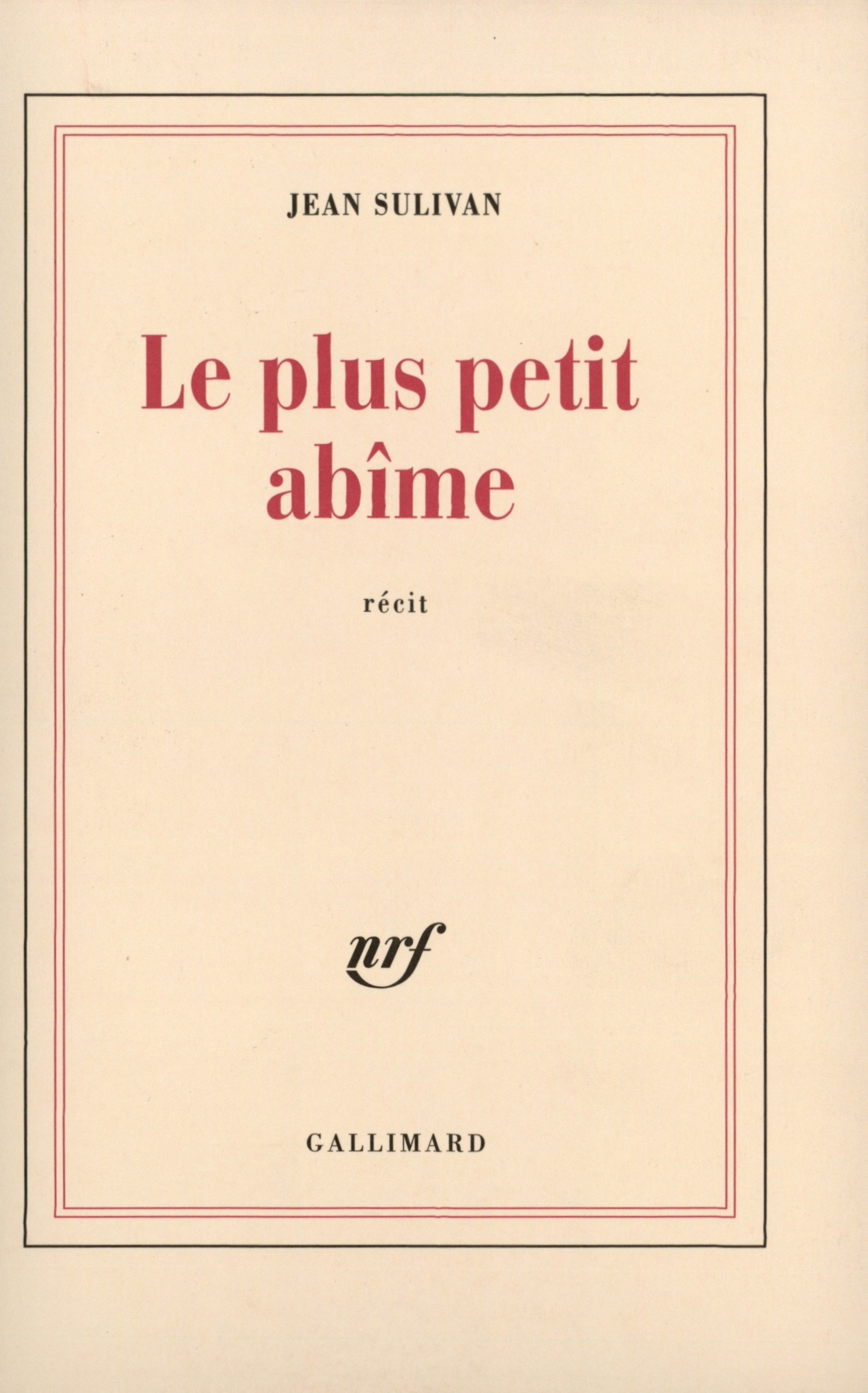 PLUS PETIT ABIME