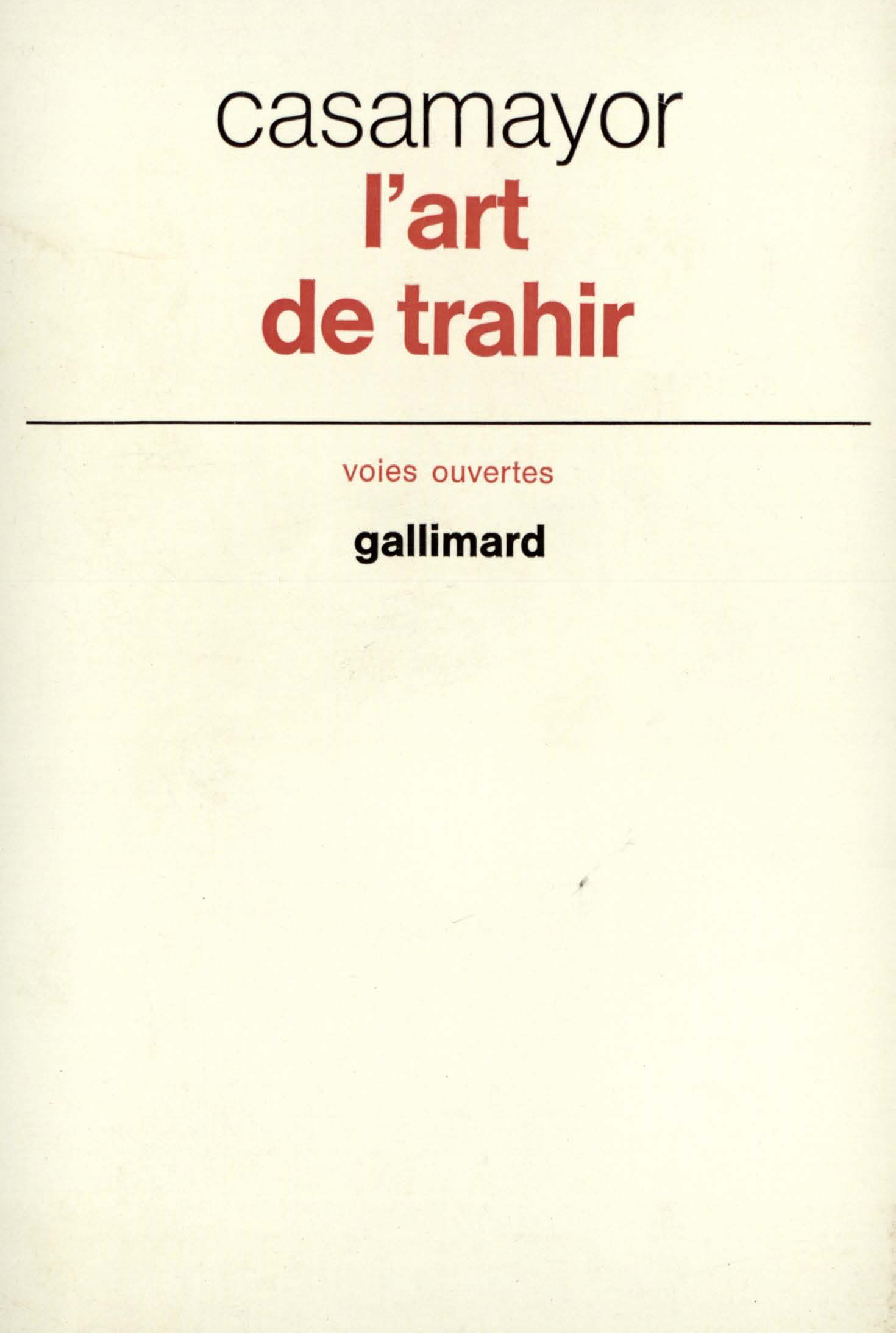 ART DE TRAHIR
