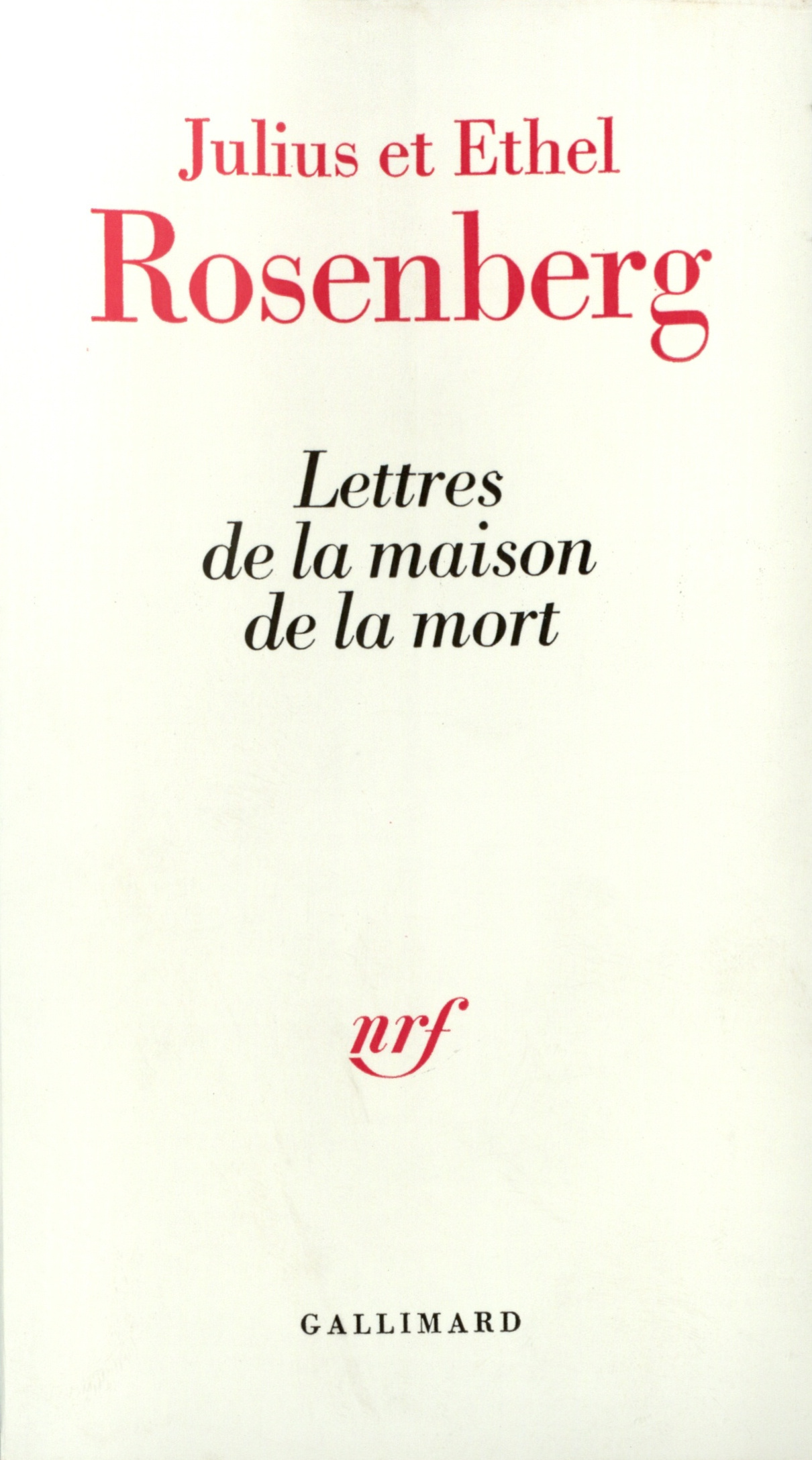 LETTRES DE LA MAISON DE LA MORT