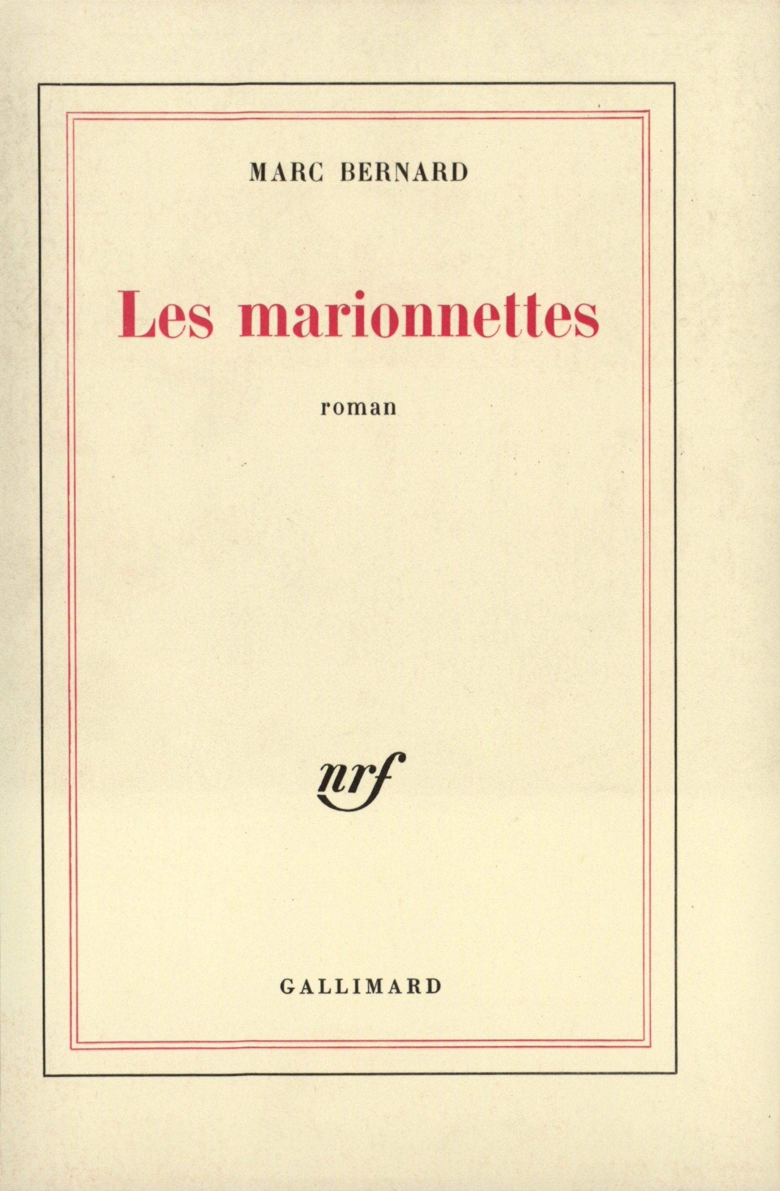 MARIONNETTES