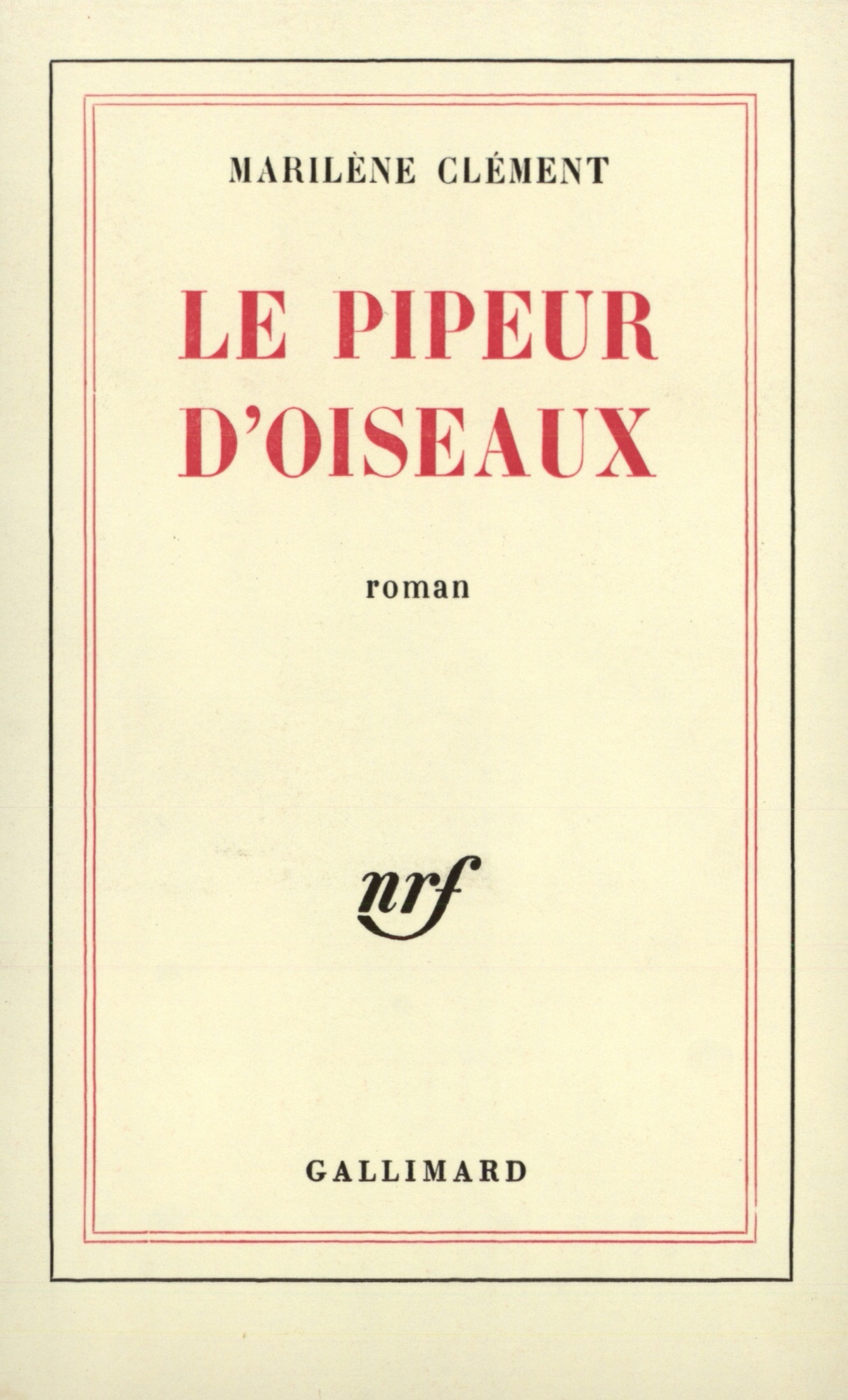 PIPEUR D'OISEAUX
