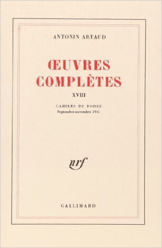 OEUVRES COMPLETES T18 - ARTAUD