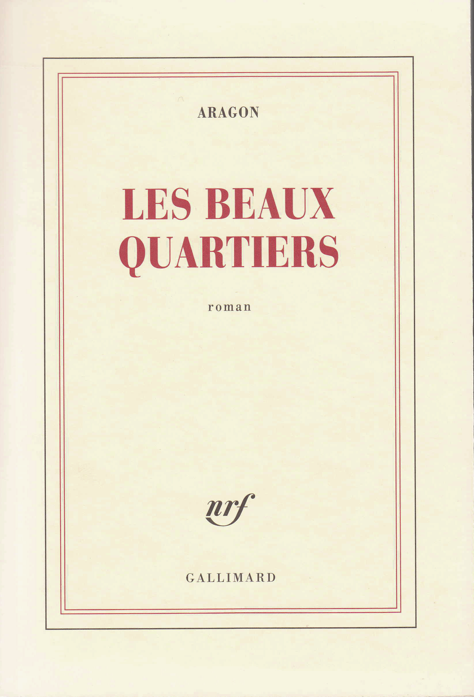 BEAUX QUARTIERS