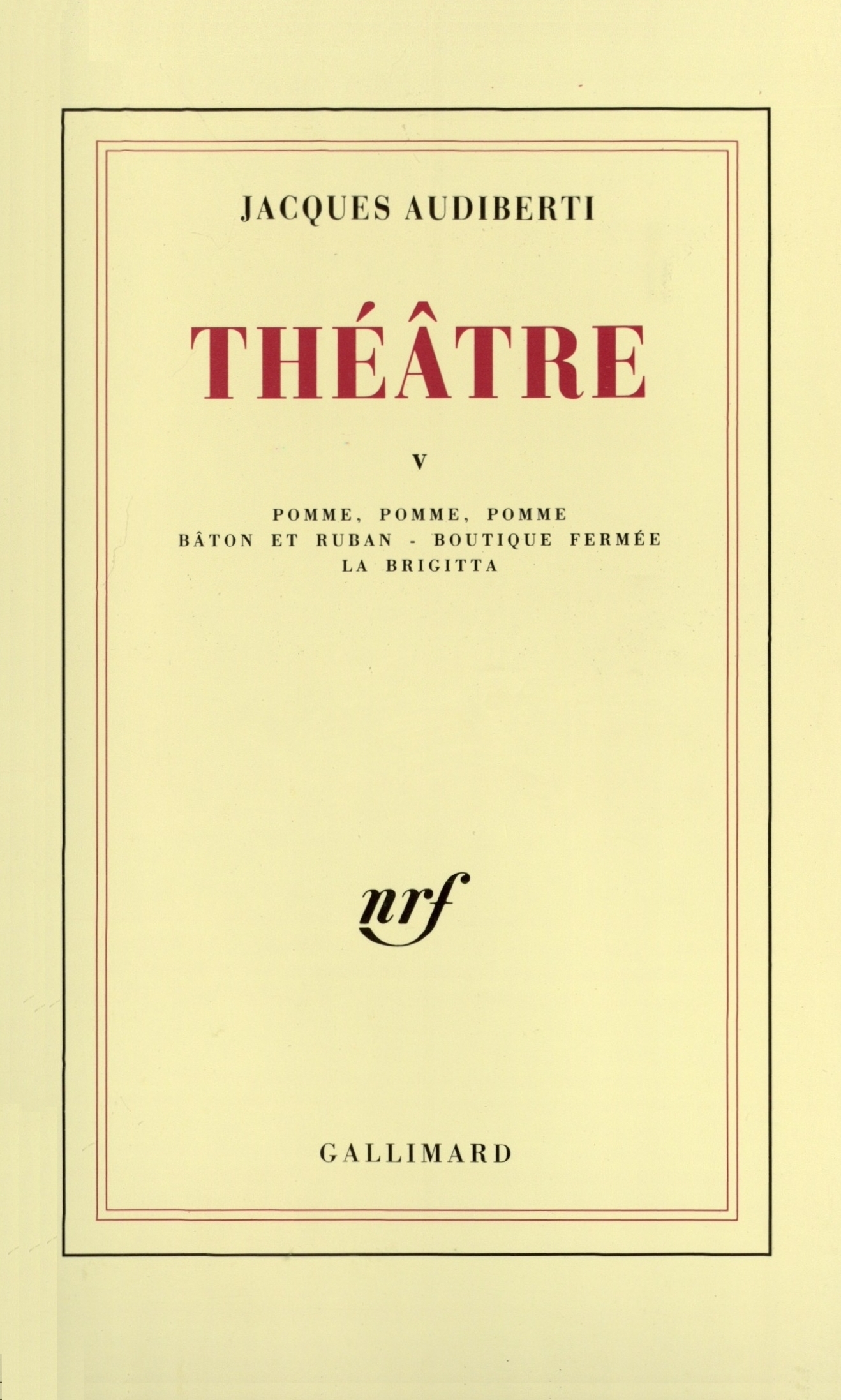 THEATRE T5 - AUDIBERTI